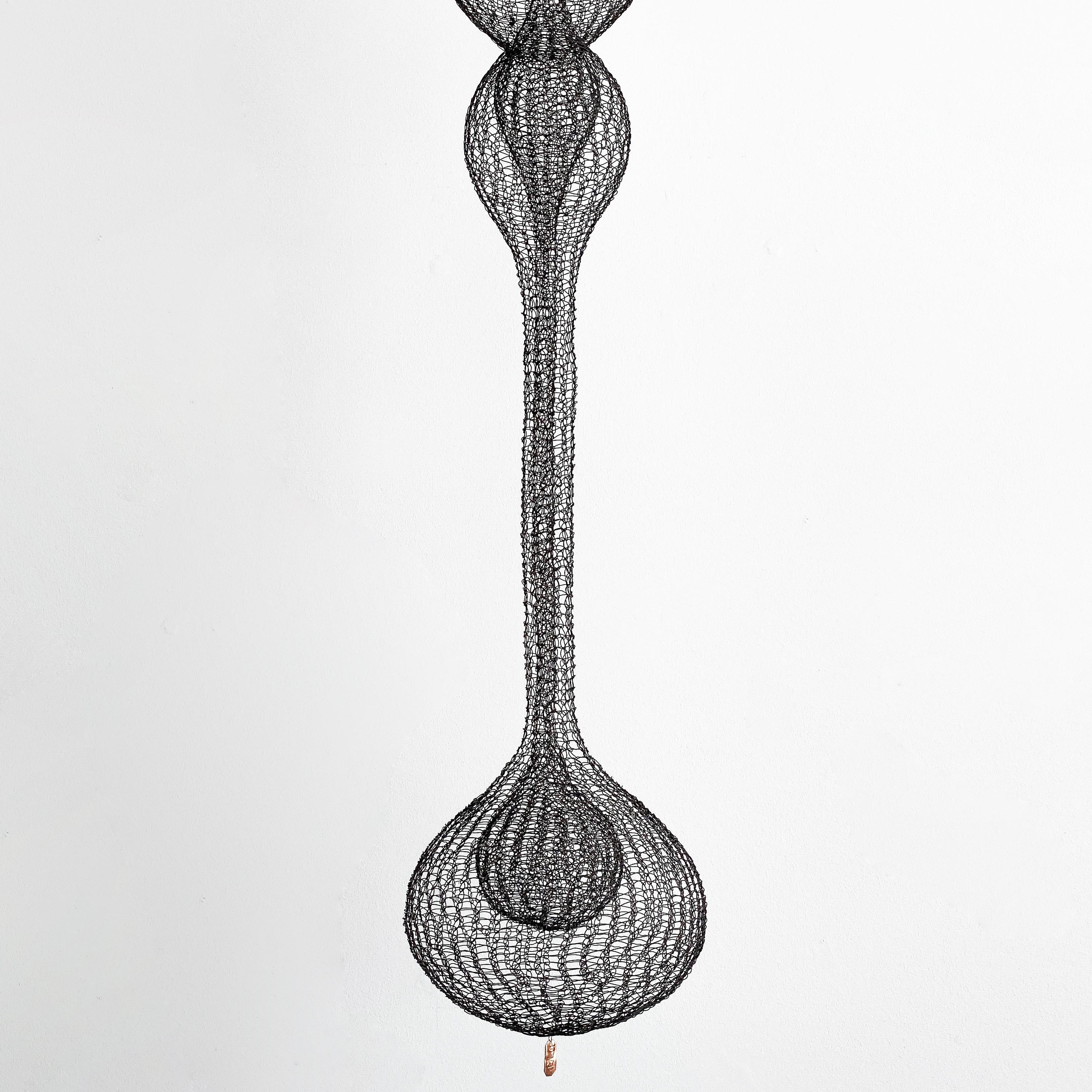 D Lisa Creager Woven Wire Hanging Sculpture For Sale At 1stdibs