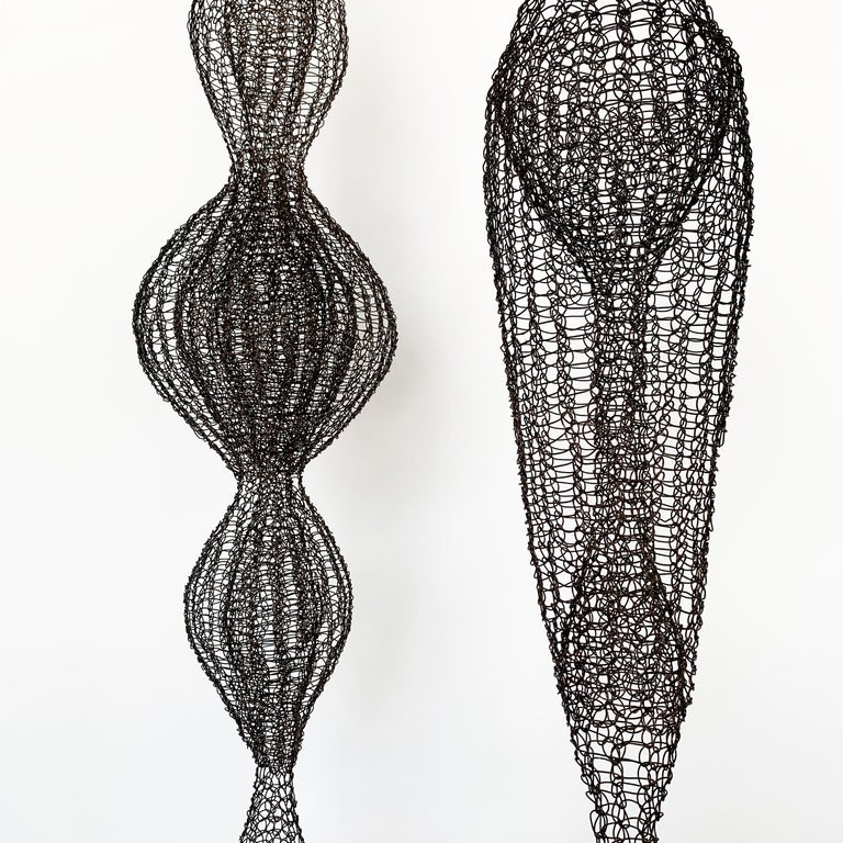 D'Lisa Creager Woven Wire Hanging Sculpture For Sale at 1stdibs