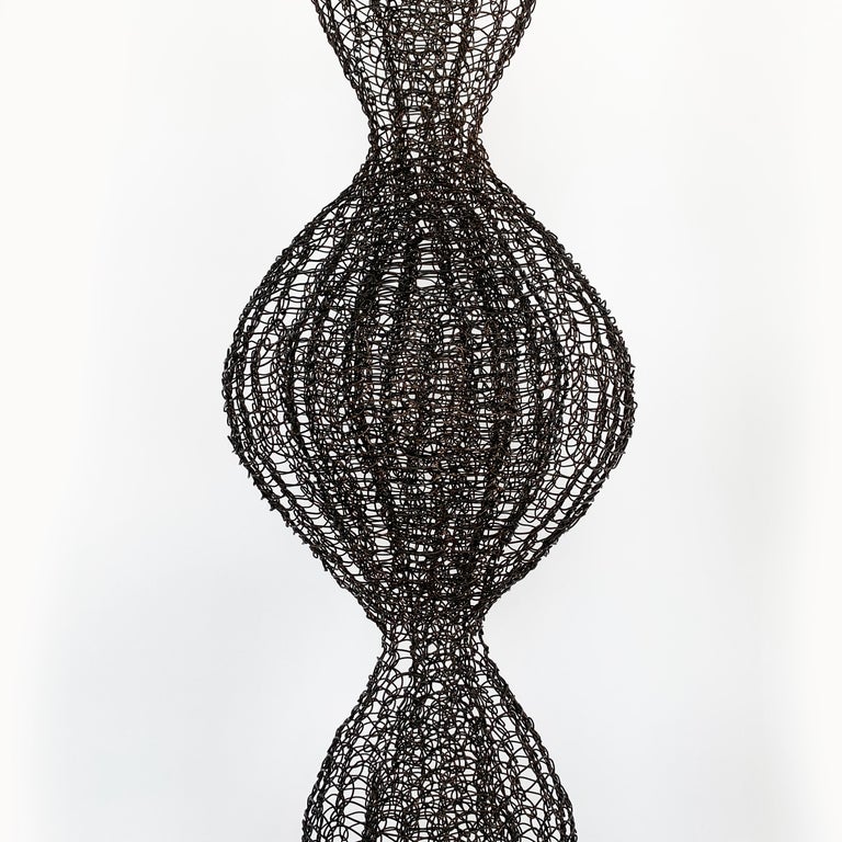 D'Lisa Creager Woven Wire Hanging Sculpture For Sale at 1stdibs