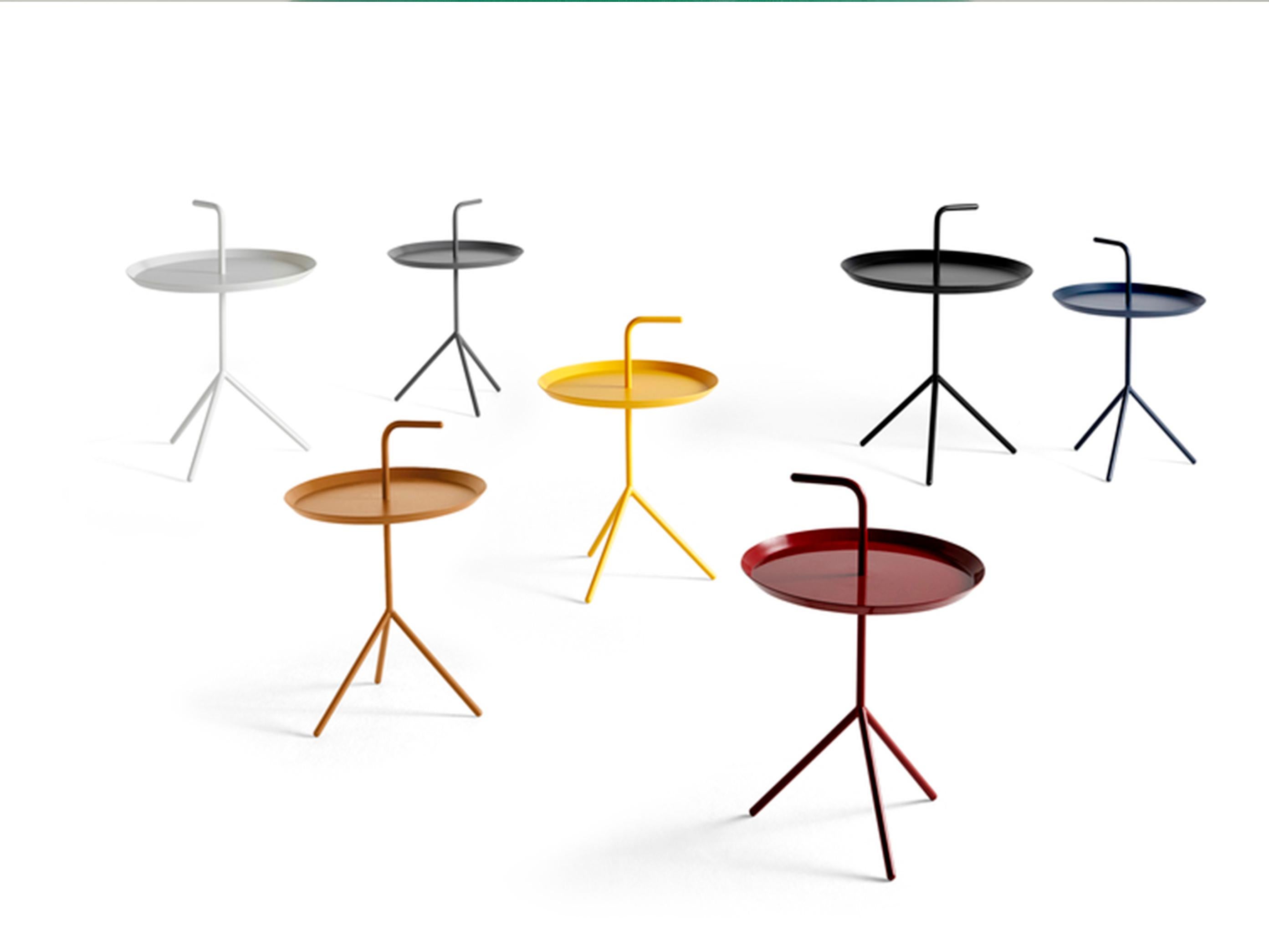 Acier Table d'appoint D48, noire de Thomas Bentzen pour Hay en vente
