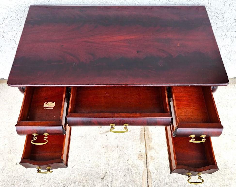 For FULL item description click on CONTINUE READING at the bottom of this page.

Offering One Of Our Recent Palm Beach Estate Fine Furniture Acquisitions Of A
Antique Widdicomb Chippendale Desk 
Made of flame mahogany and mahogany with a cherry