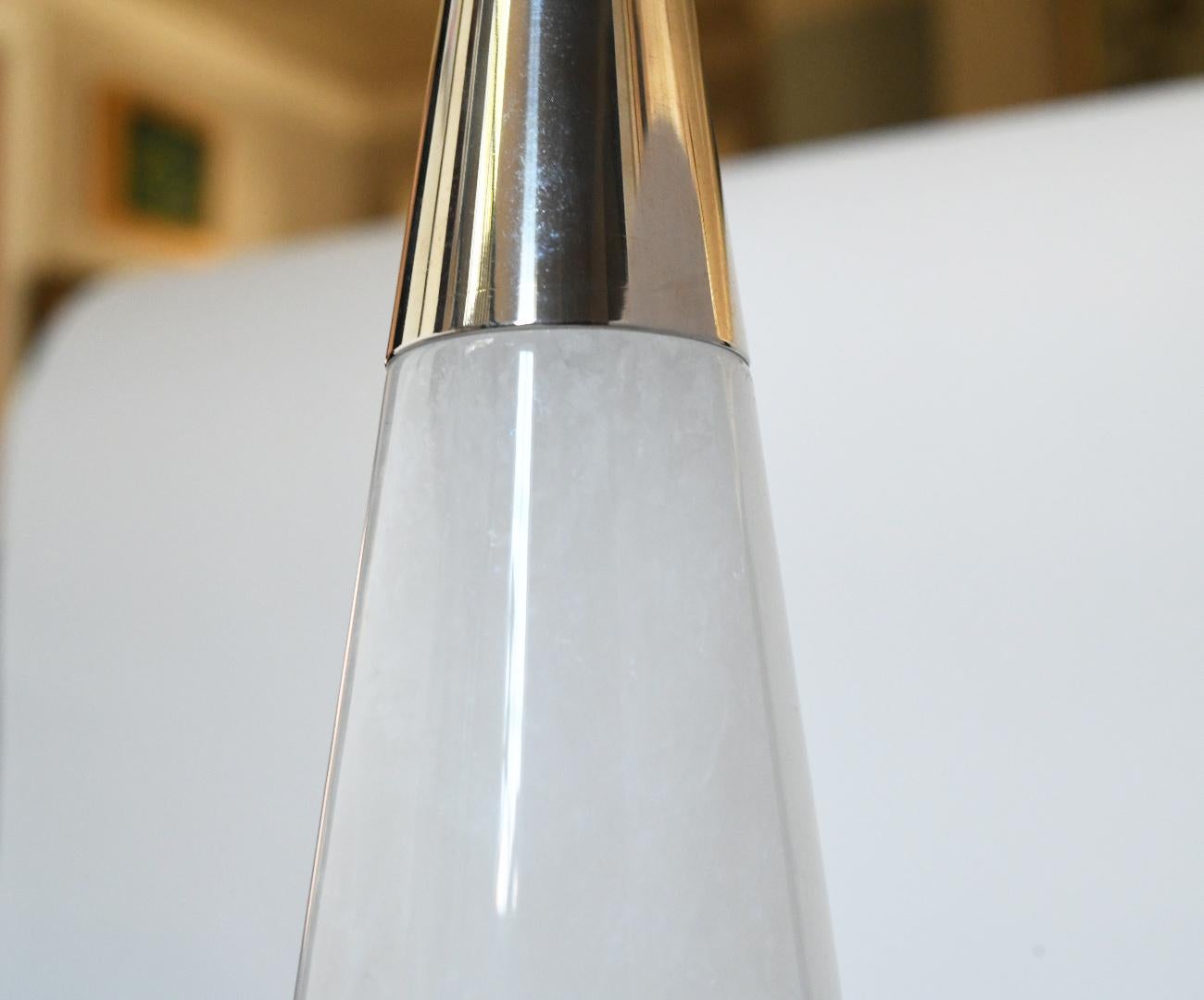 Lámparas de cristal de roca DMC de Phoenix en Excelente estado para la venta en New York, NY