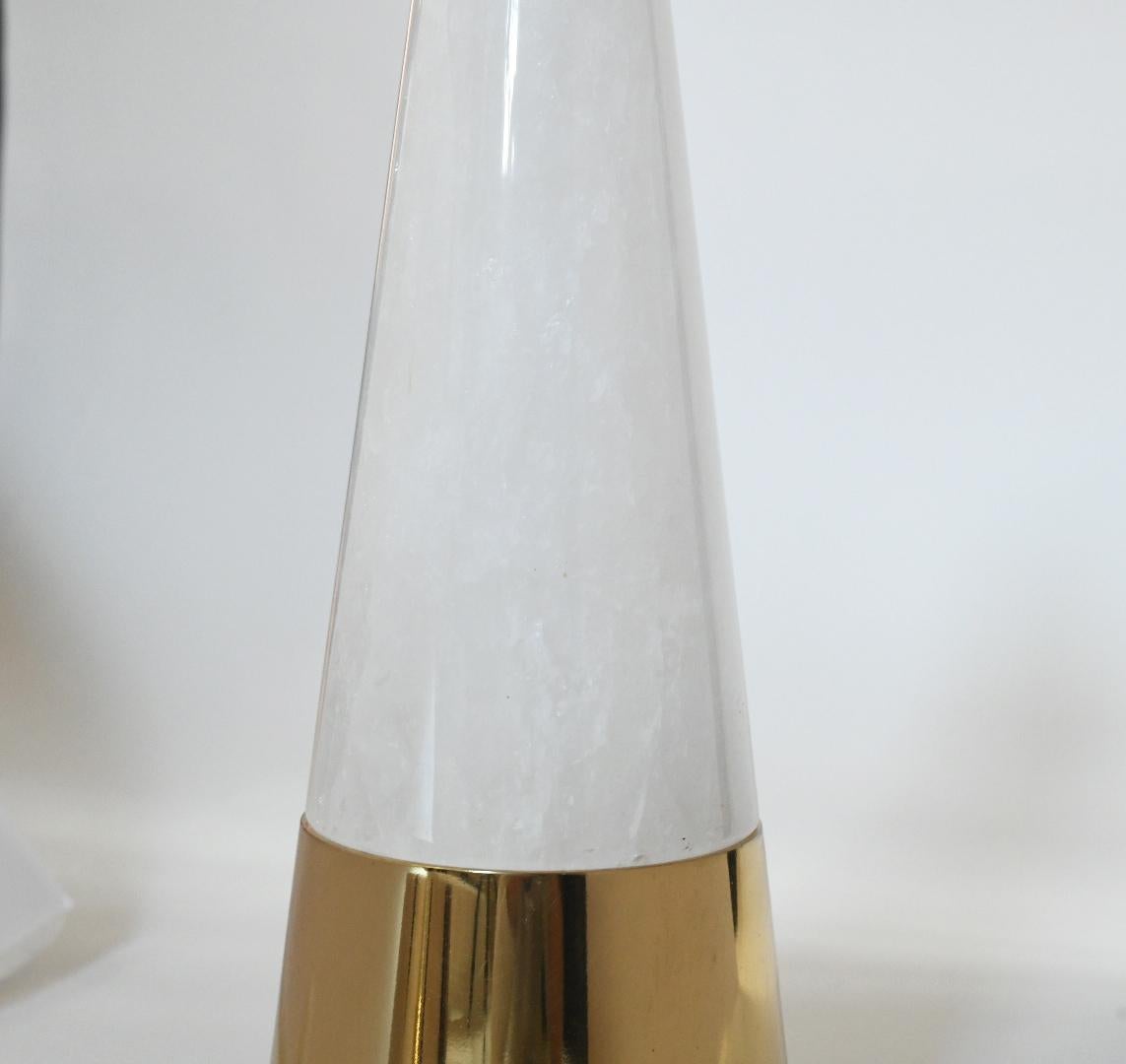 Lampes DMC Rock Crystal de Phoenix Excellent état - En vente à New York, NY