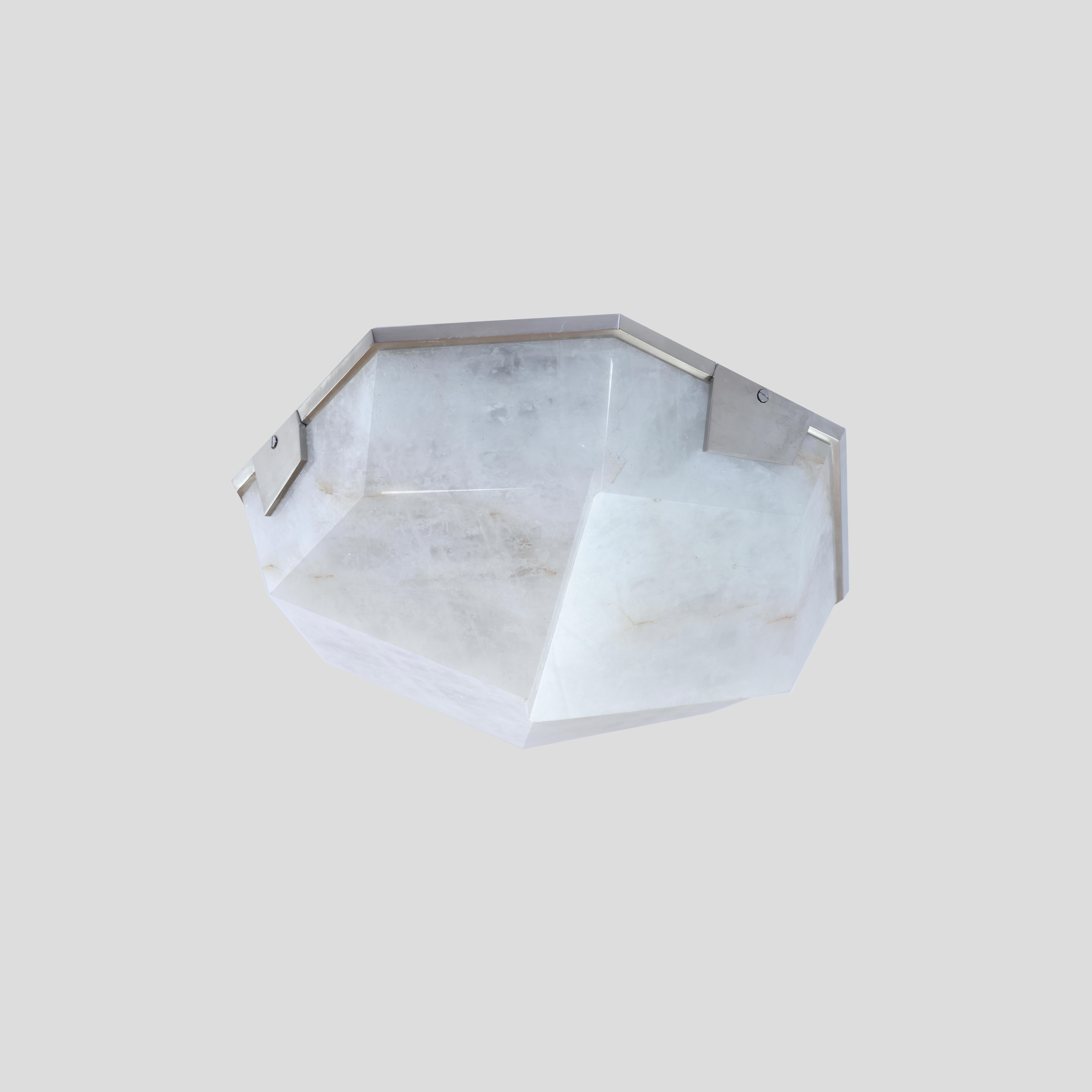 DMF Bergkristall-Einbaubeleuchtung von Phoenix im Zustand „Hervorragend“ im Angebot in New York, NY