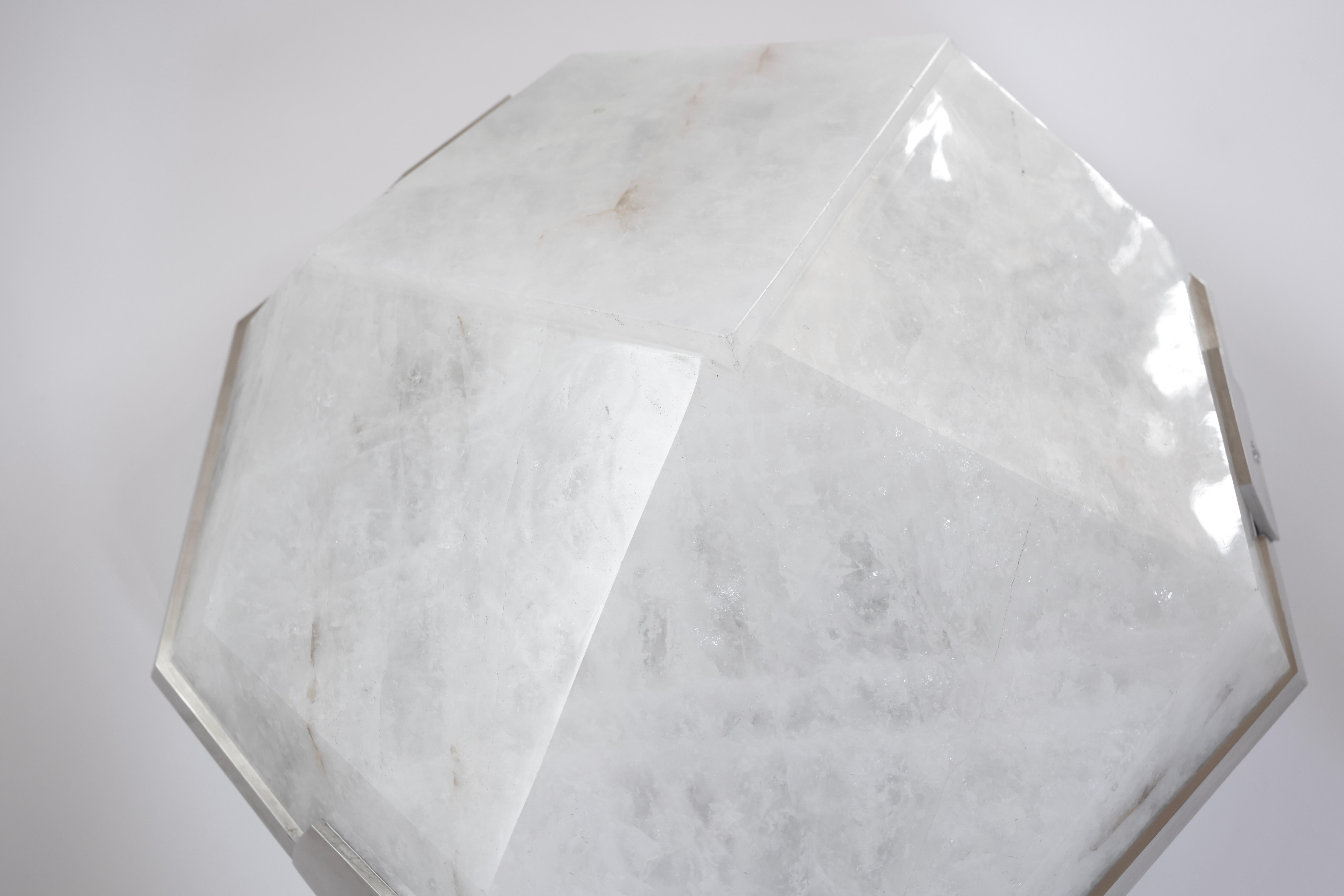 DMF Bergkristall-Einbaubeleuchtung von Phoenix (21. Jahrhundert und zeitgenössisch) im Angebot
