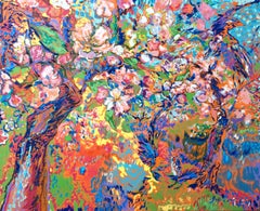 Dmitri Wright - Apple Blossoms Opus 1, Painting 2017