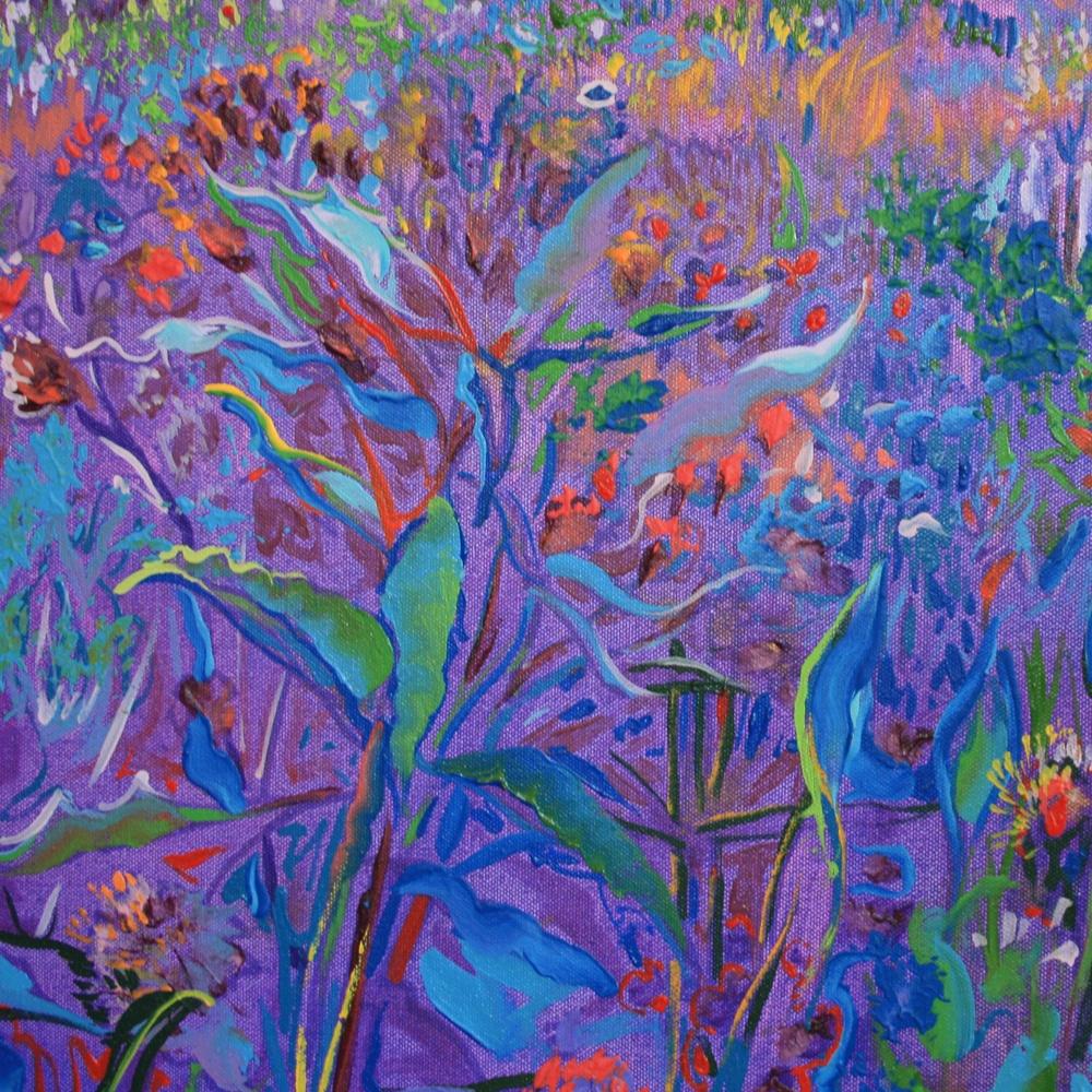 Dmitri Wright - Abeja y libélula, Pintura 2017 3