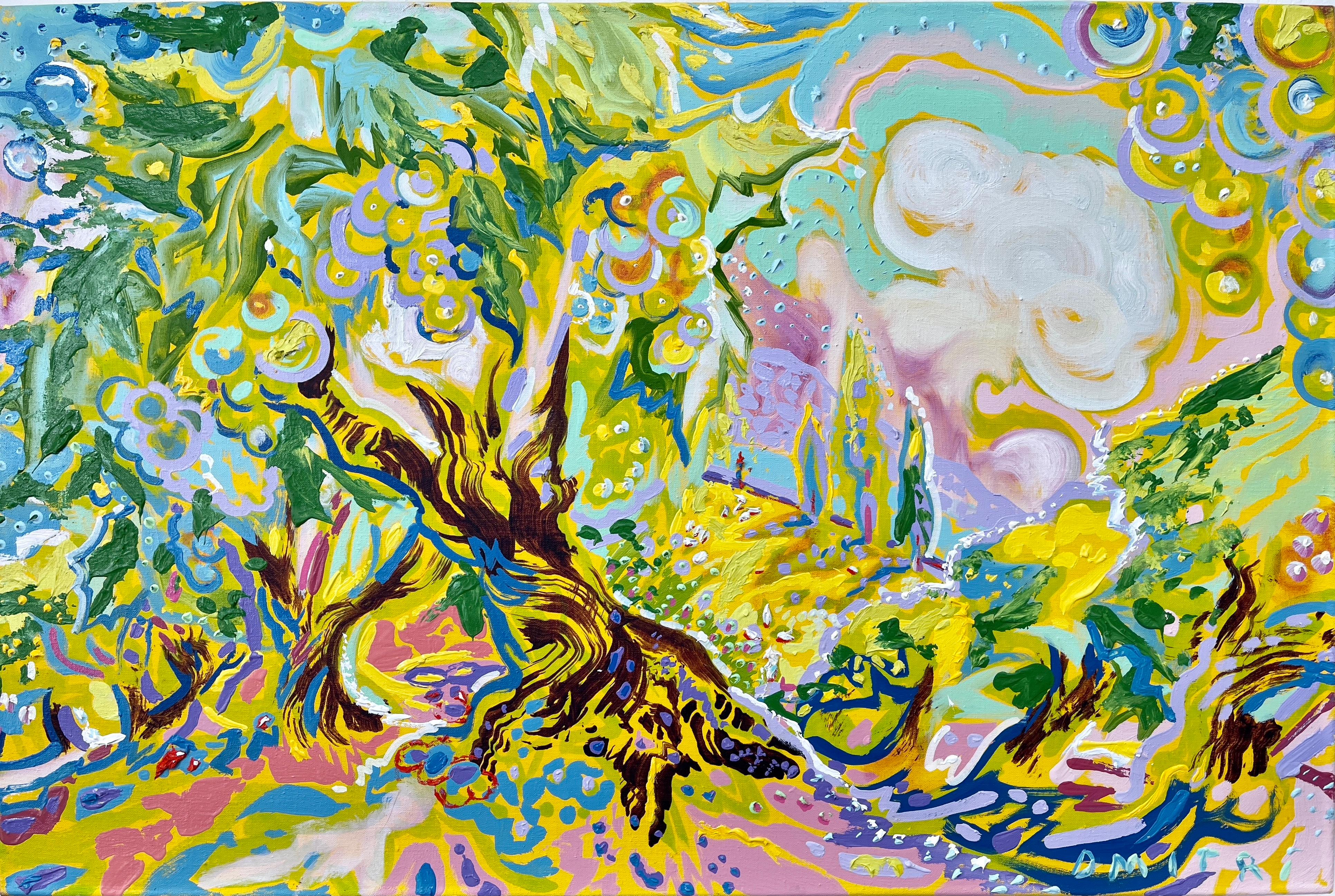 Öl auf Leinwand

SHEPHERD
S PASS Reihe:
"In [dieser] Serie wollte ich eher einen postimpressionistischen Modus zum Ausdruck bringen, indem ich lyrisch dekonstruiere, aber nicht an harten Kanten zerbreche, um so organischer und fließender zu