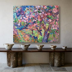Dmitri Wright - Fiori di melo Opus 3, Pittura 2018