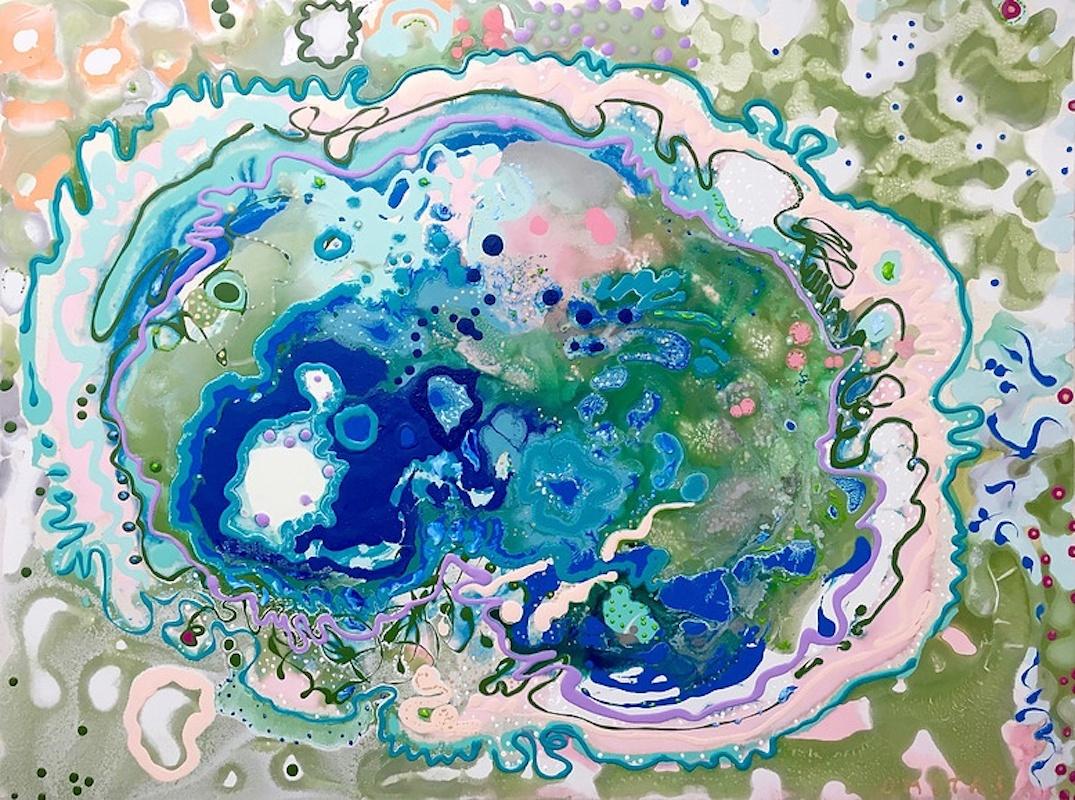 Dmitri Wright - Azul, peinture 2018