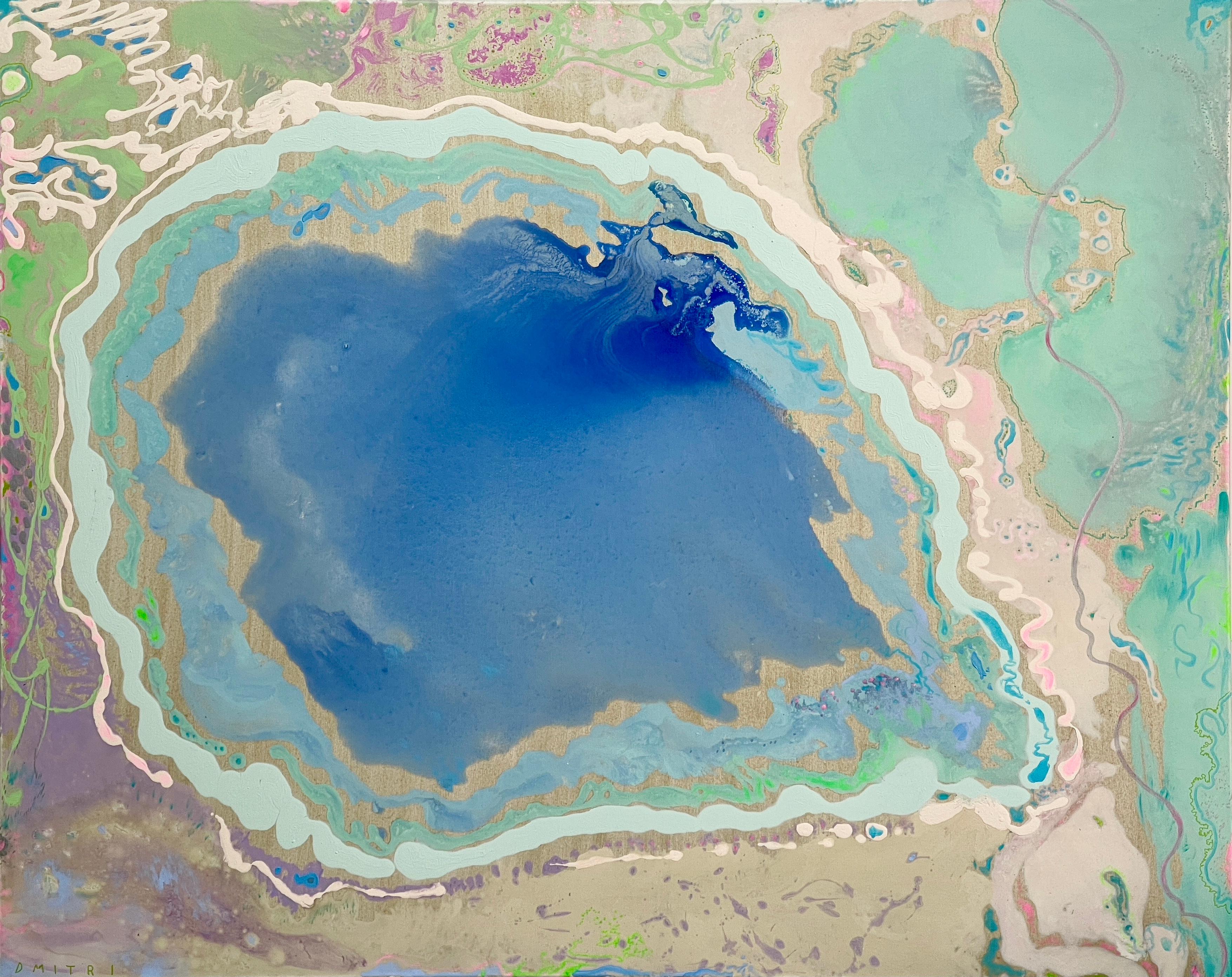 Serie TIDEPOOLS:
"[Esta serie] es un ecomundo fluido siempre cambiante y lleno de vida. No puedo evitar reflexionar sobre estos diminutos sistemas, un microcosmos del ciclo mayor de la vida que me sustenta. Estas obras se han inspirado en mis paseos
