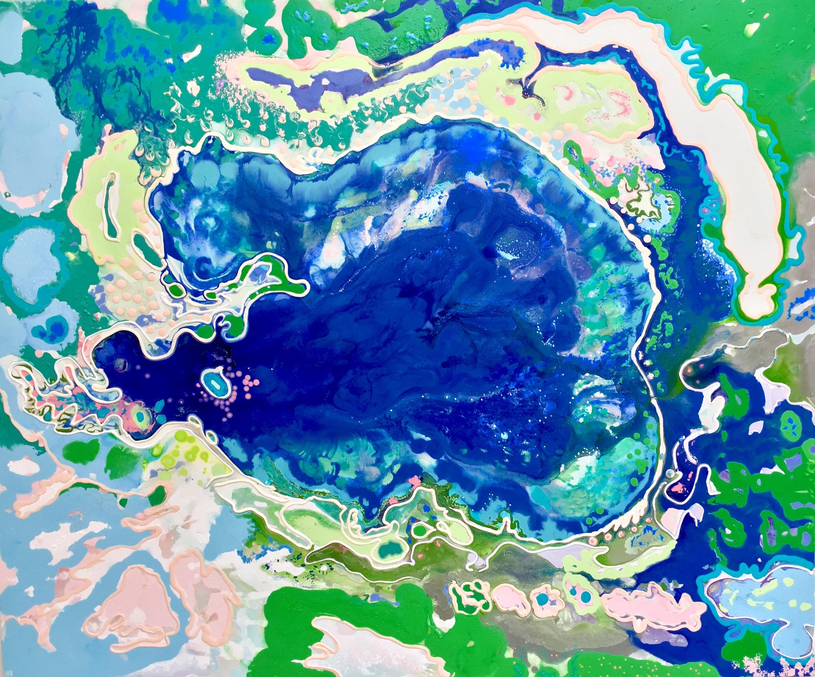Dmitri Wright - Caeruleum, Pittura 2018