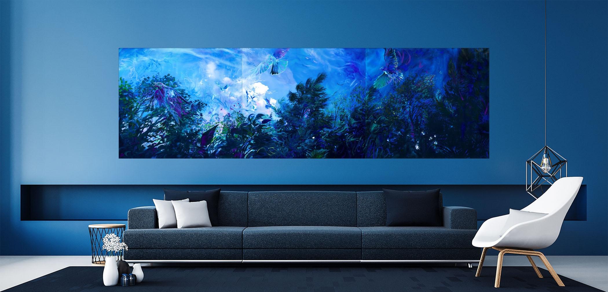 Dmitri Wright - Compline Ora Pro Nobis, peinture 2015 en vente 3