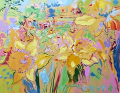Dmitri Wright - Daffodils Opus I, peinture de 2018