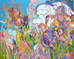Dmitri Wright - Garten-Serie - Iris Opus I, Gemälde 2024