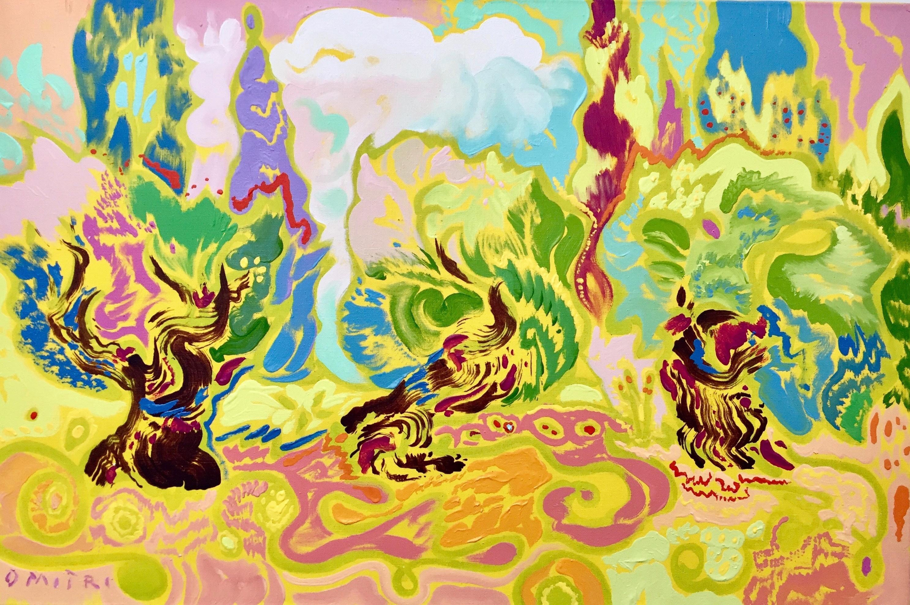 Dmitri Wright - Giocoso Opus 1, Pittura 2018