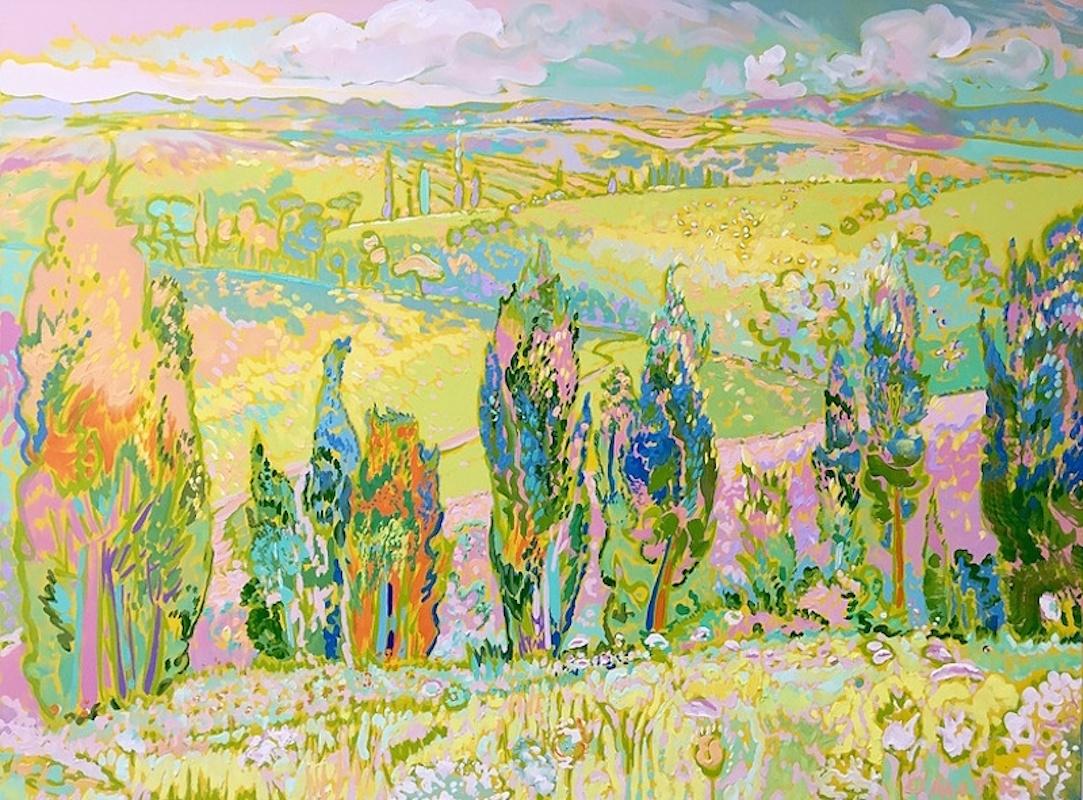 Dmitri Wright - Lux Amnis (flusso di luce), Pittura 2018