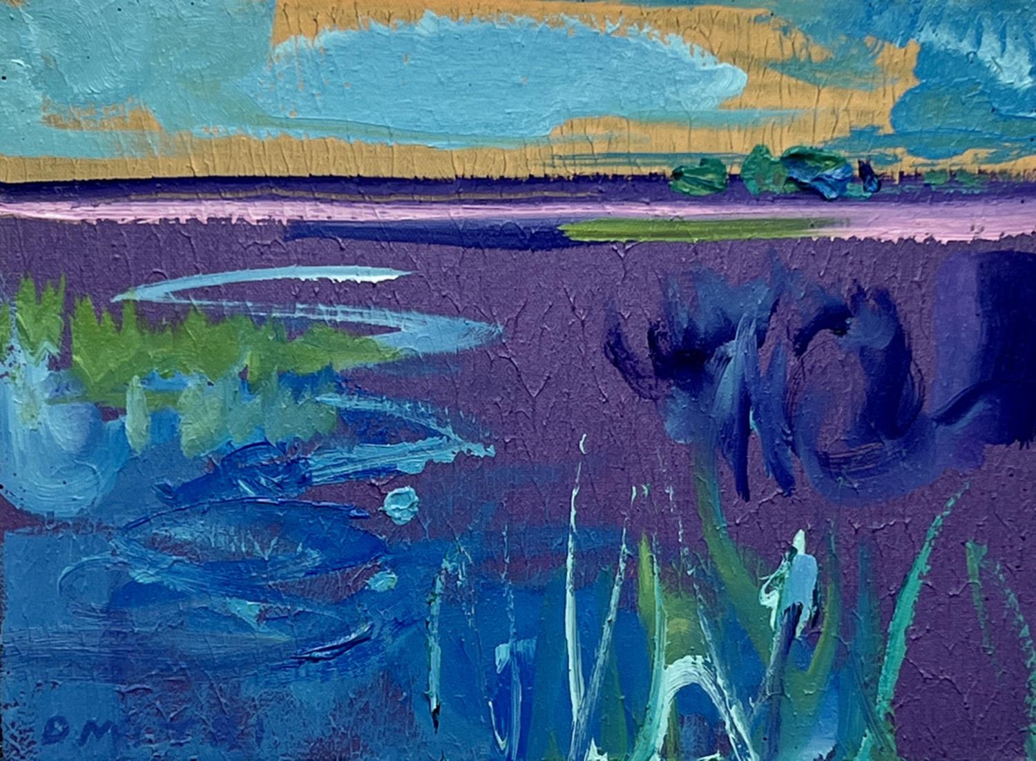 Oil on panel

Compline Series:
Compline is a recent piece, a work honoring New England. It is a culmination of what I developed and experienced from those decades painting and trekking through the northeast in the 70s to the 90s, and what I have