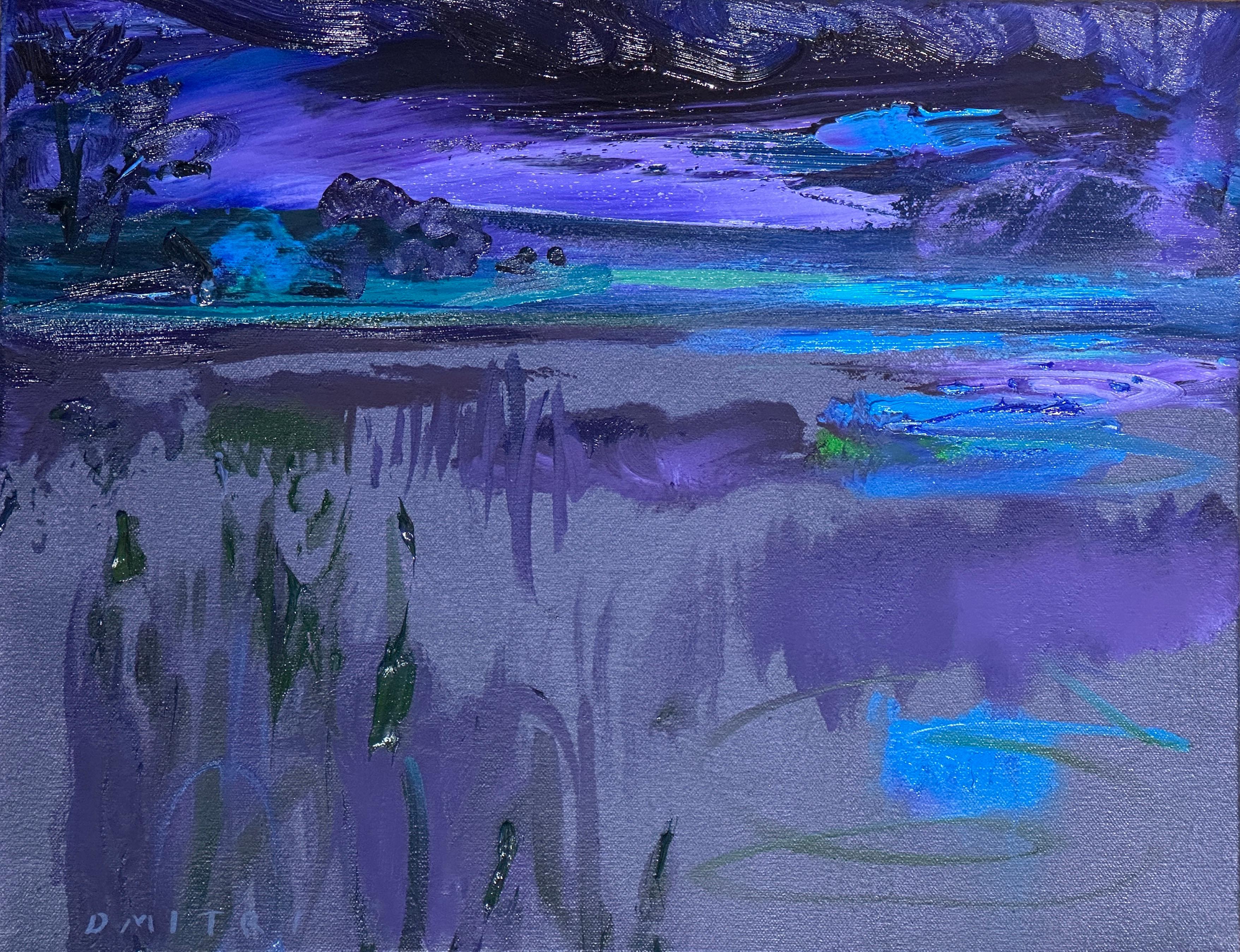 Olio su tela

Compieta:
Compline è un pezzo recente, un'opera che onora il New England. È il culmine di ciò che ho sviluppato e sperimentato in quei decenni di pittura e trekking nel nord-est tra gli anni '70 e '90, e di ciò che ho scoperto passando