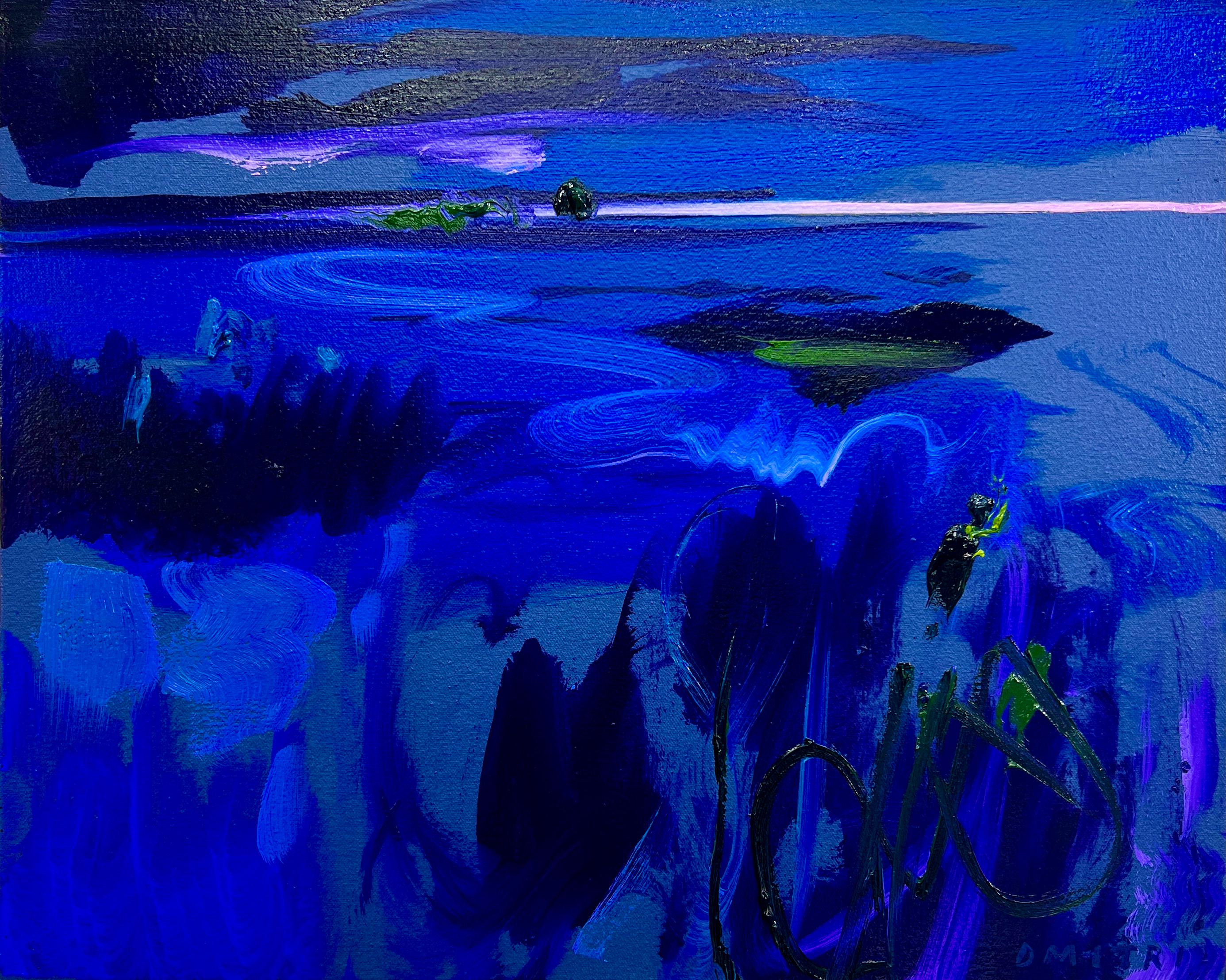 Dmitri Wright - Maine Nocturne Opus VIII, peinture de 2024