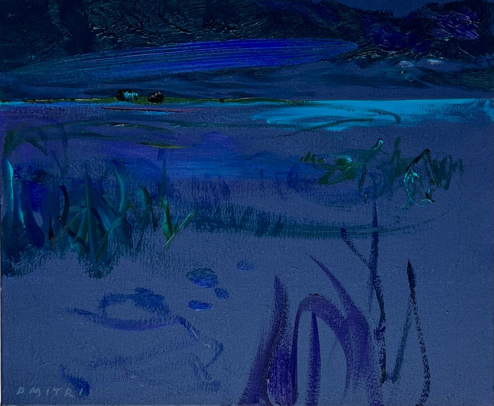 Dmitri Wright - Notturno del Maine Opus XXIV, Pittura 2024