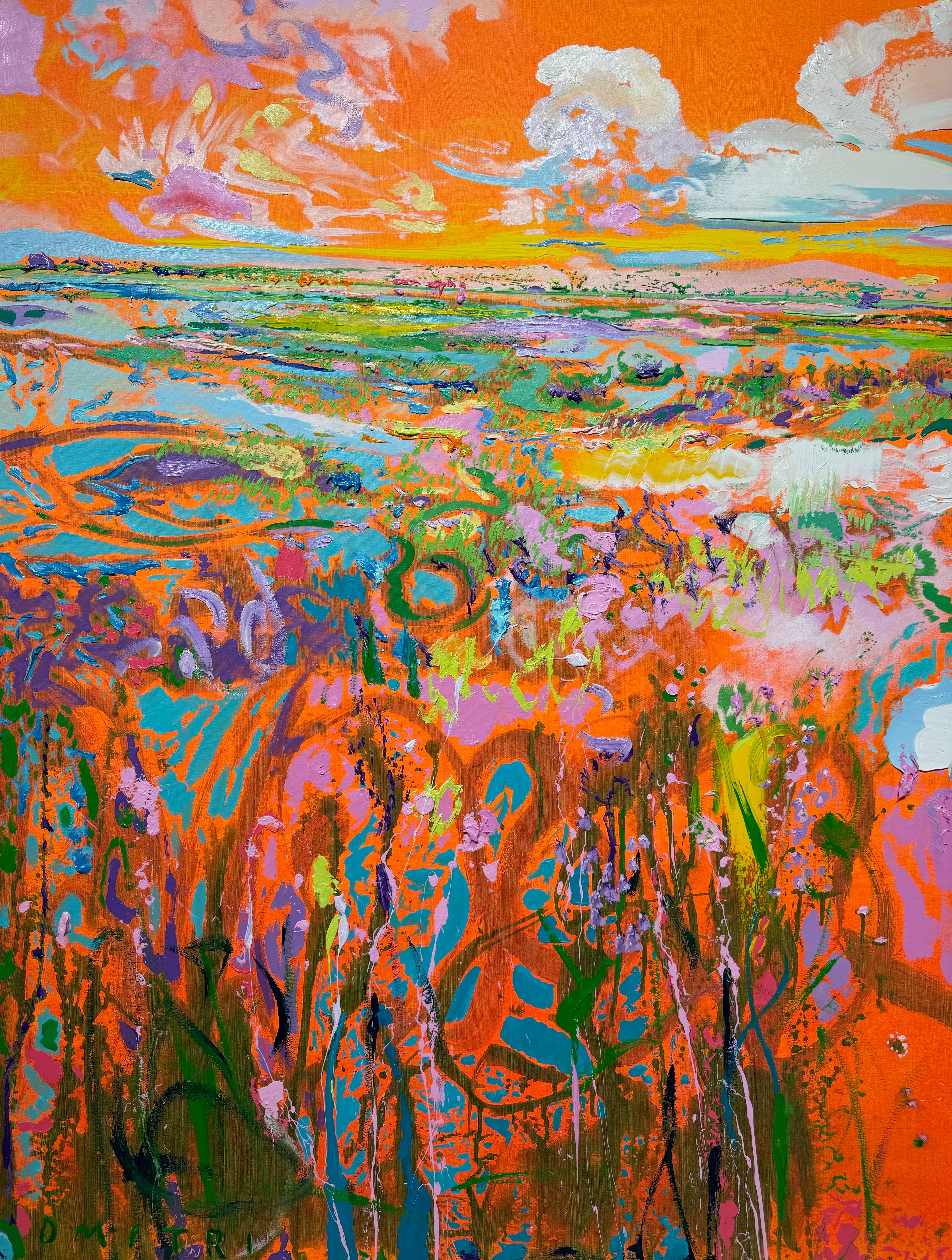 Dmitri Wright – Mind Meadow Wetlands, Gemälde 2024 im Angebot 2