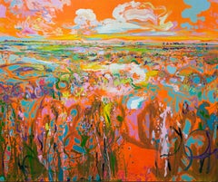 Dmitri Wright - Mind Meadow Wetlands, Painting 2024