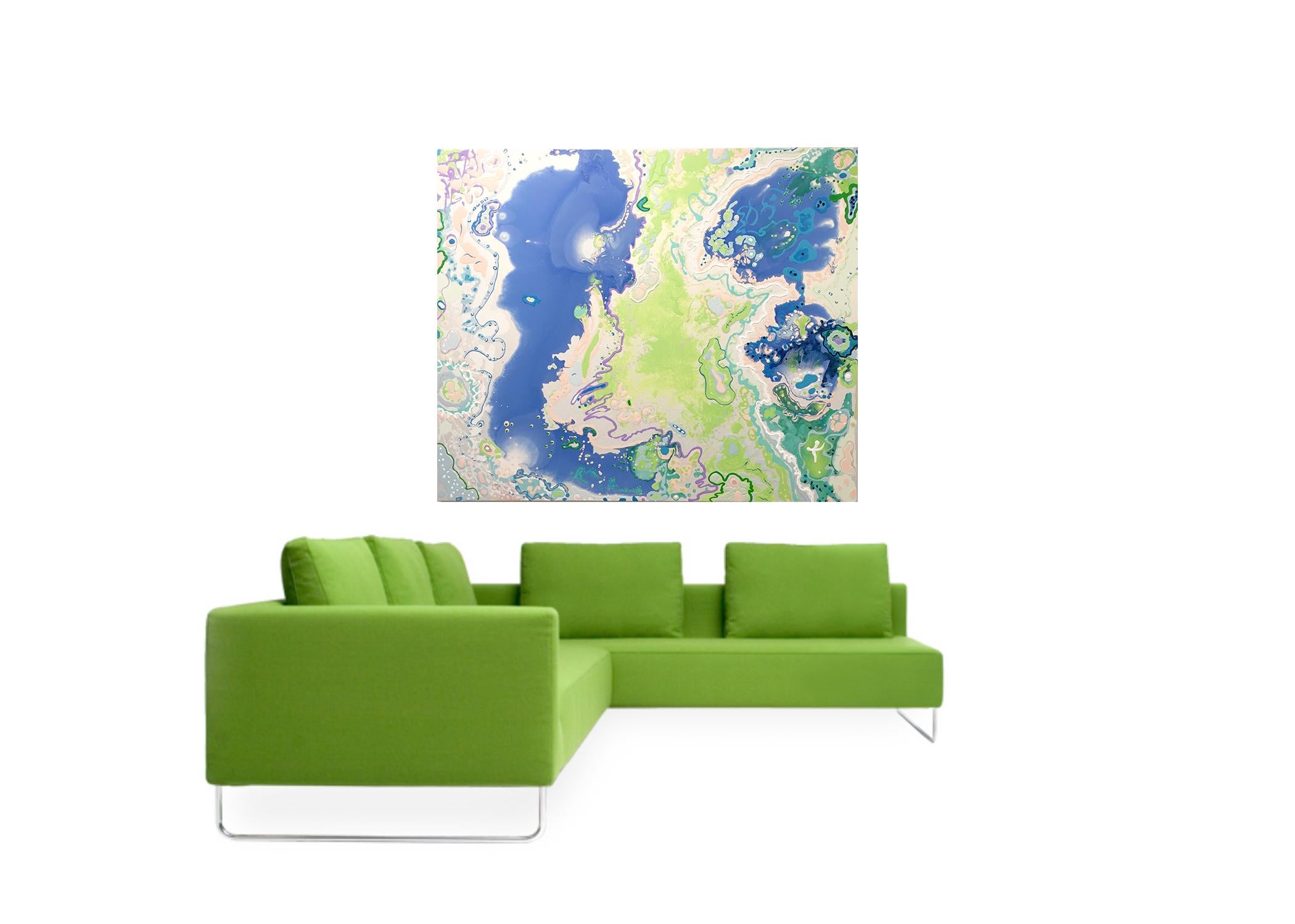 Dmitri Wright – Modelli D'Acqua, Gemälde 2018 im Angebot 2