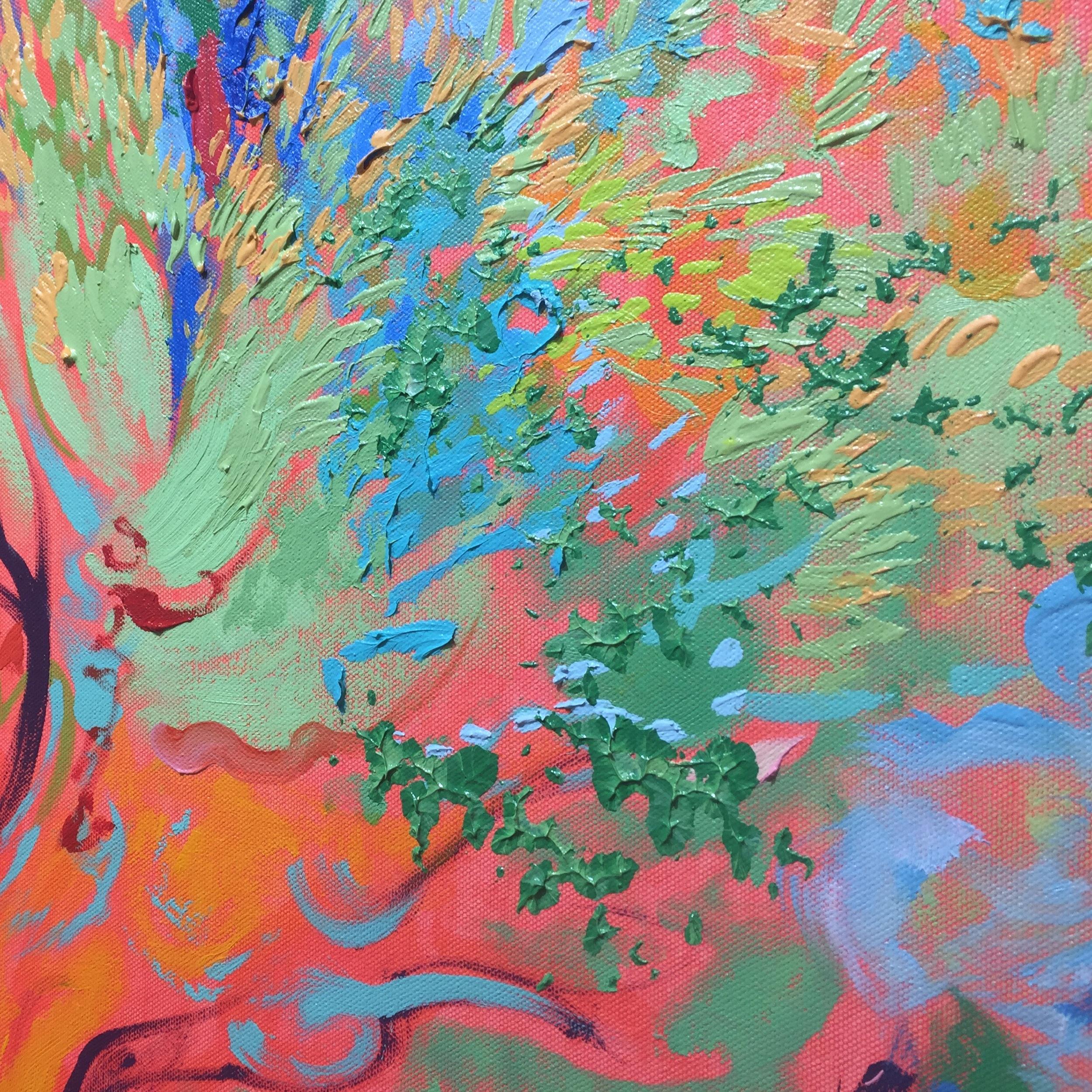 Dmitri Wright - Opus 4 Toccata and Fugue, Painting 2017 For Sale 1