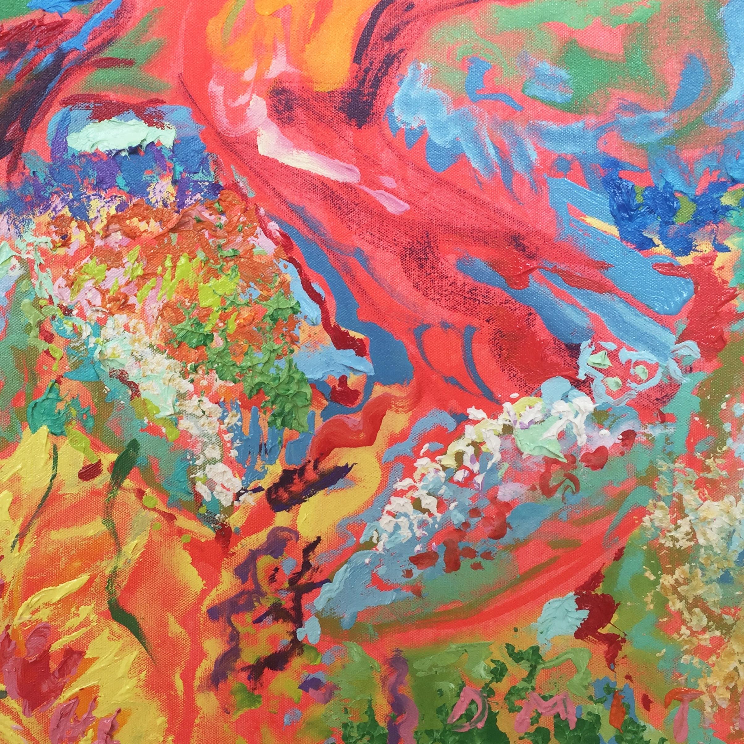 Dmitri Wright - Opus 4 Toccata and Fugue, Painting 2017 For Sale 3