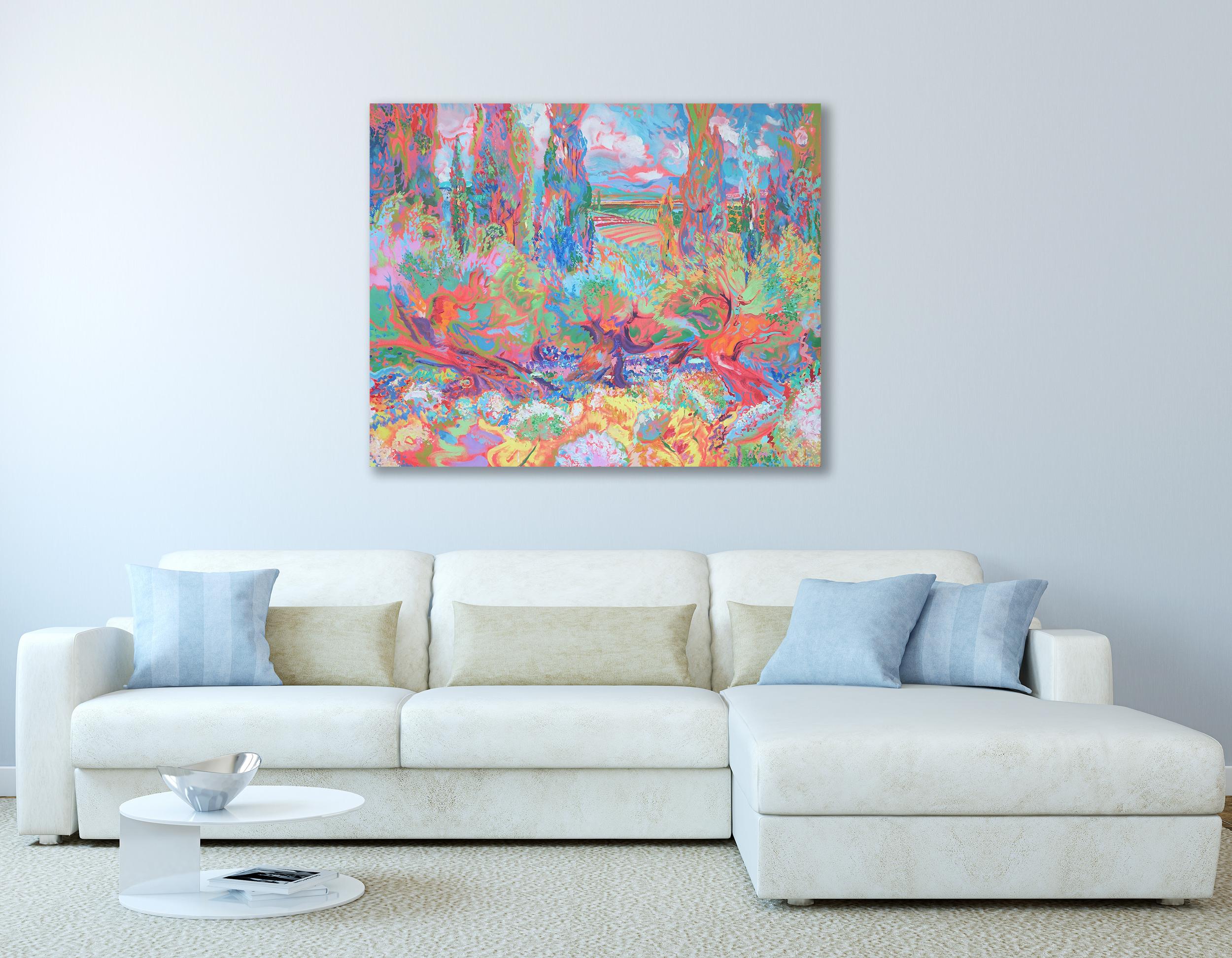 Dmitri Wright - Opus 4 Toccata and Fugue, Painting 2017 For Sale 4