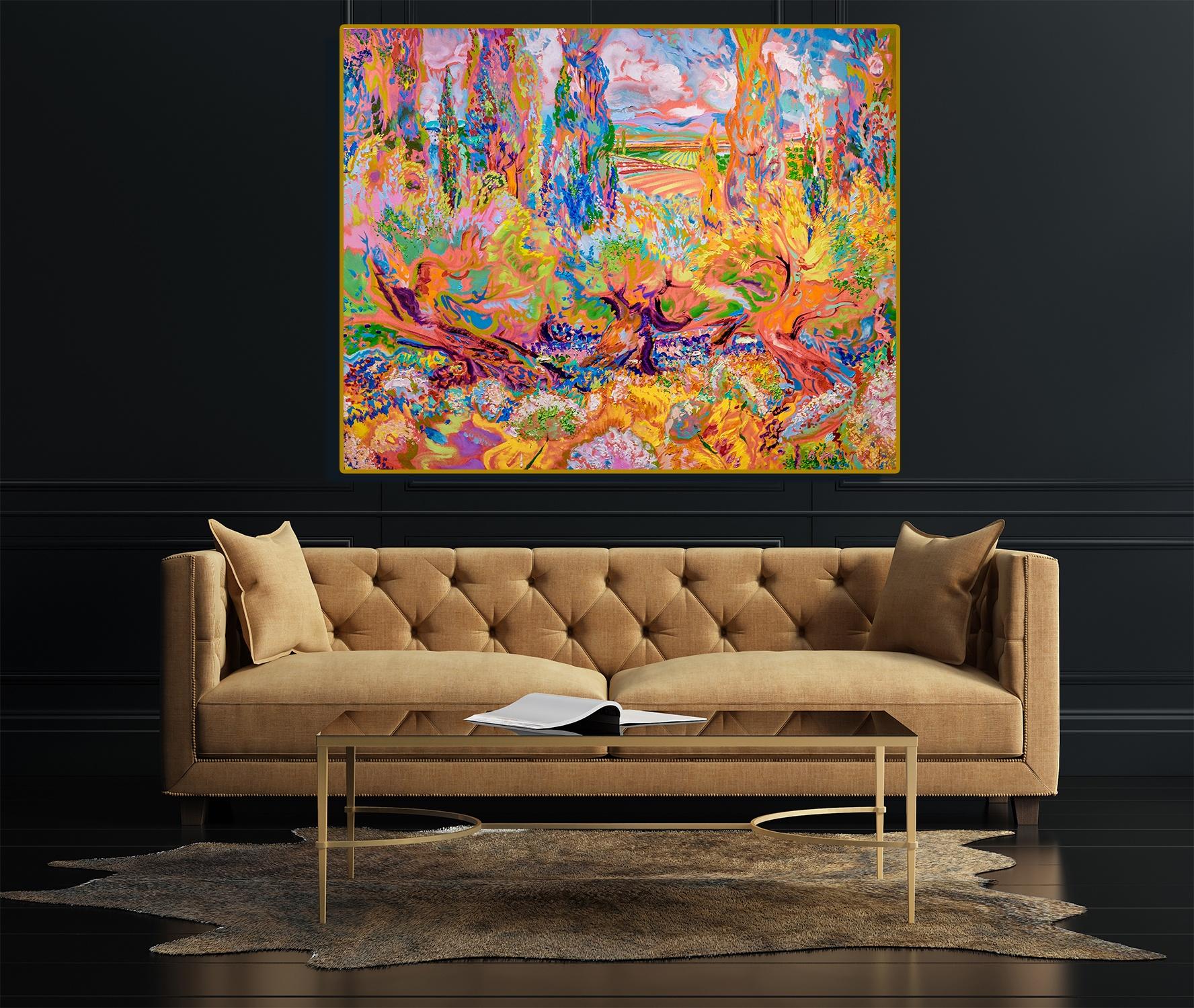 Dmitri Wright - Opus 4 Toccata and Fugue, Painting 2017 For Sale 6