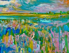 Dmitri Wright - Petite Mind Meadow - Opus Nine, peinture de 2024