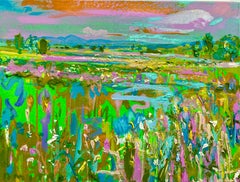 Dmitri Wright - Petite Mind Meadow - Opus Seven, Gemälde 2024