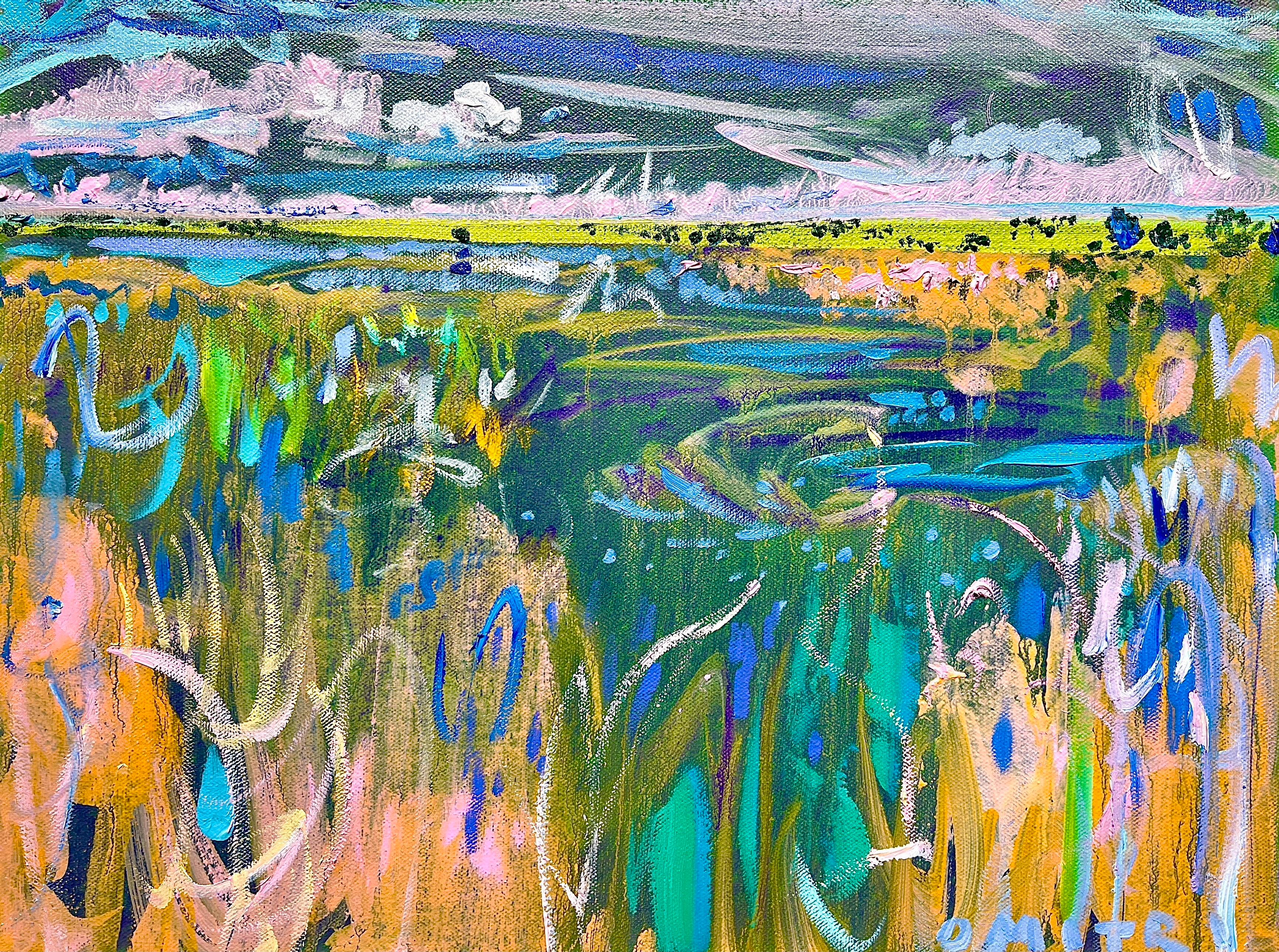 Dmitri Wright - Petite Mind Meadow - Opus Ten, Gemälde 2024