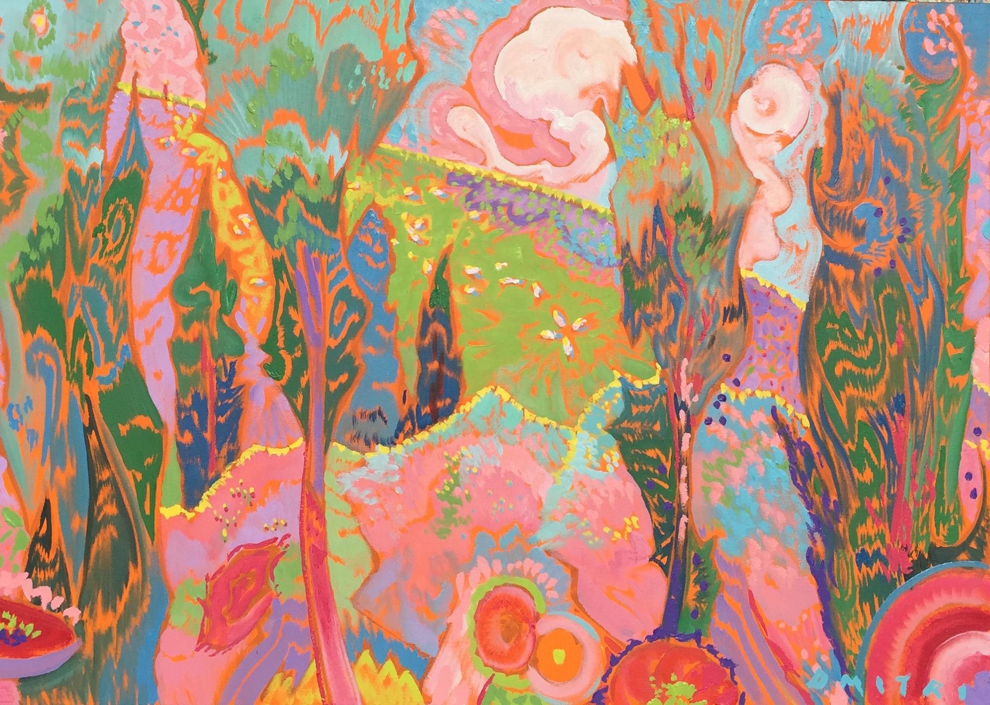 SHEPHERD’S PASS Series:
“In [this] series I wanted to move into expressing more of a post-impressionist mode by deconstructing with lyricism, while not fracturing in hard edges; so as to work more organically and fluid both consciously and