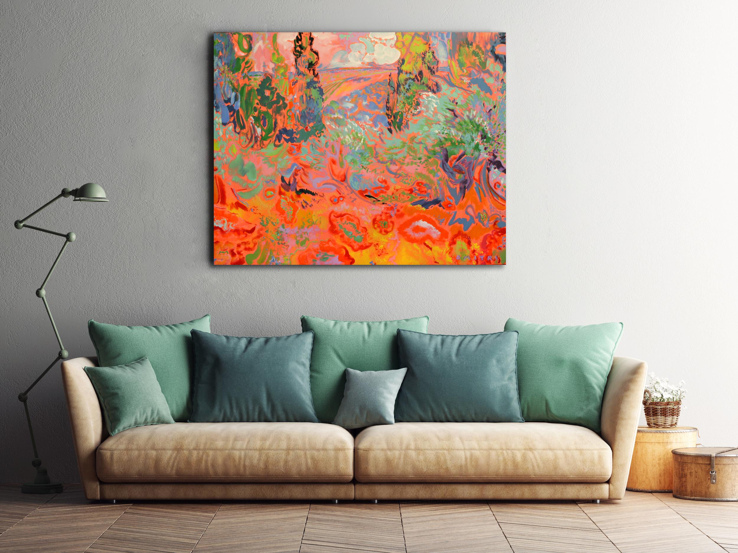 Dmitri Wright - Polyphony Opus 5  Toccata and Fugue, Painting 2017 For Sale 3