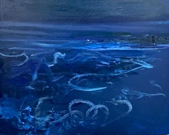 Dmitri Wright - Rhythmi Undarum (Ritmi delle onde), Pittura 2025