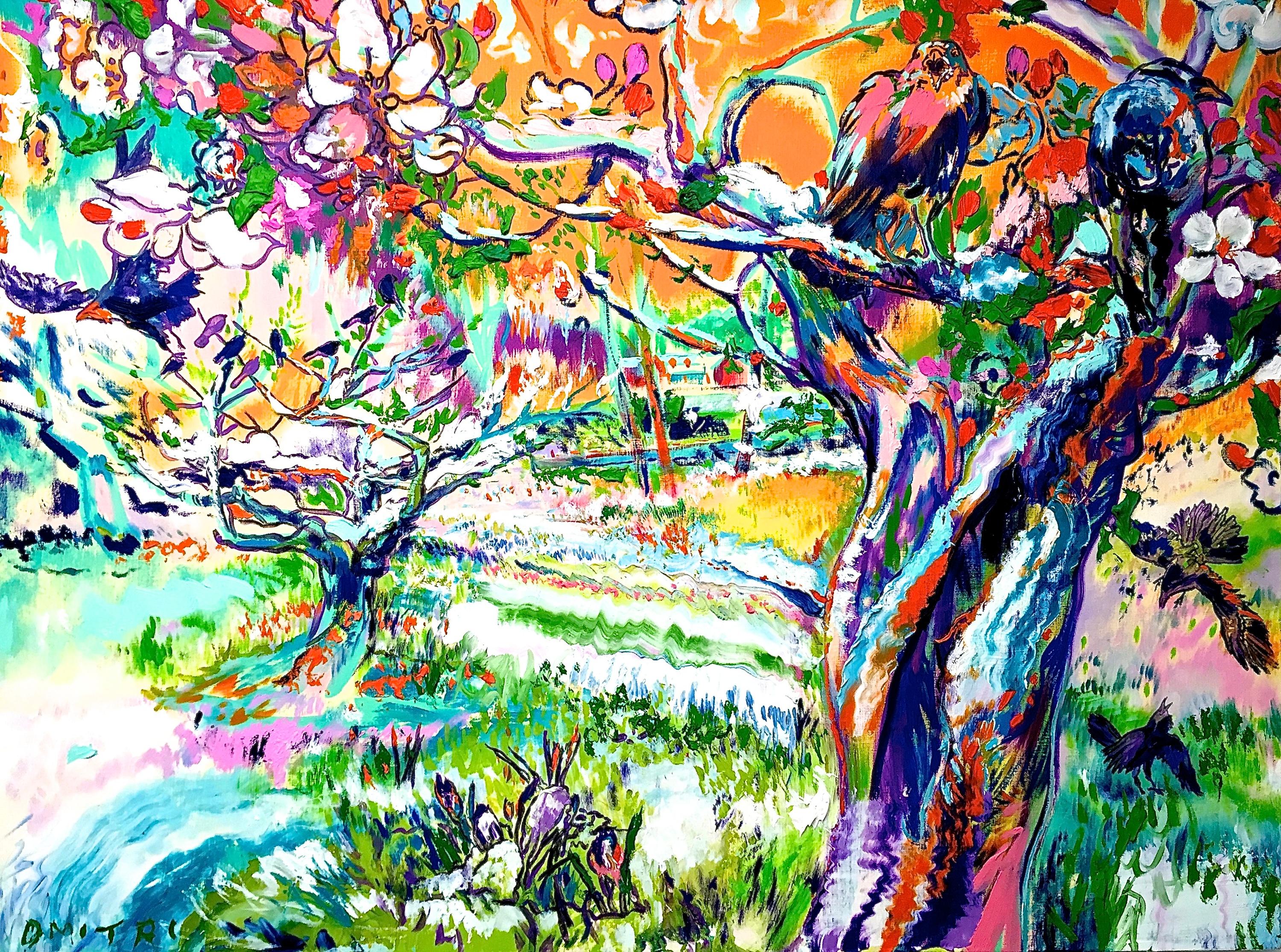 Dmitri Wright - Rito della primavera, pittura 2016