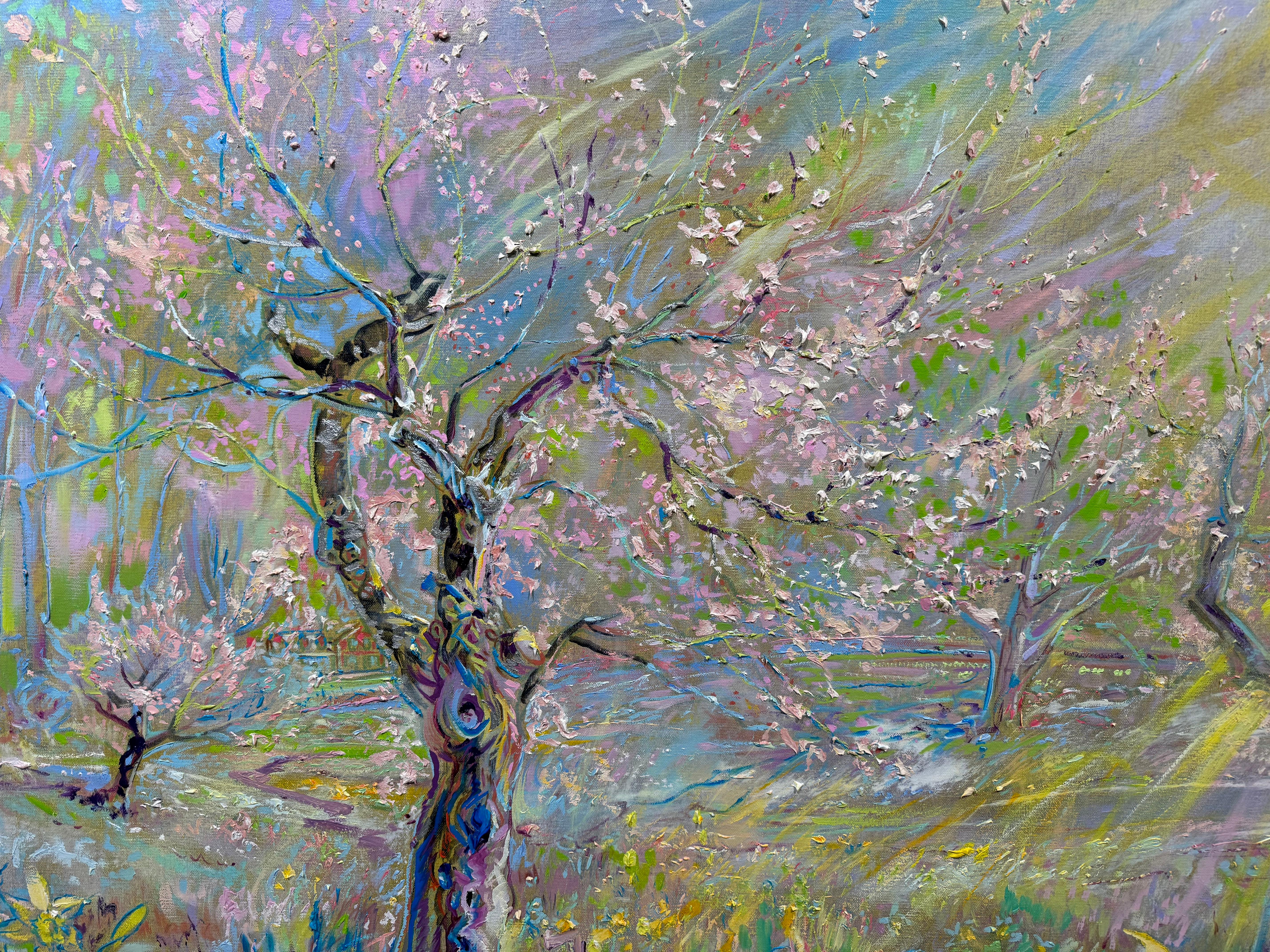 Dmitri Wright - Gelo di primavera, Pittura 2021 in vendita 1