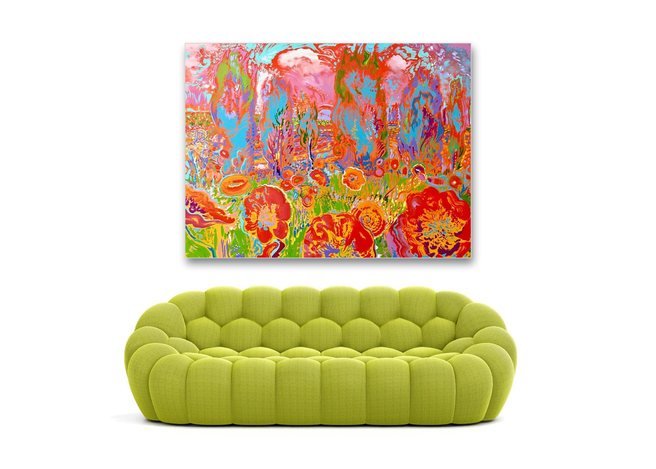 Dmitri Wright - Visione Mistica, Painting 2018 For Sale 1