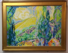Laudato, Praise, original 30x40 abstract expressionist landscape