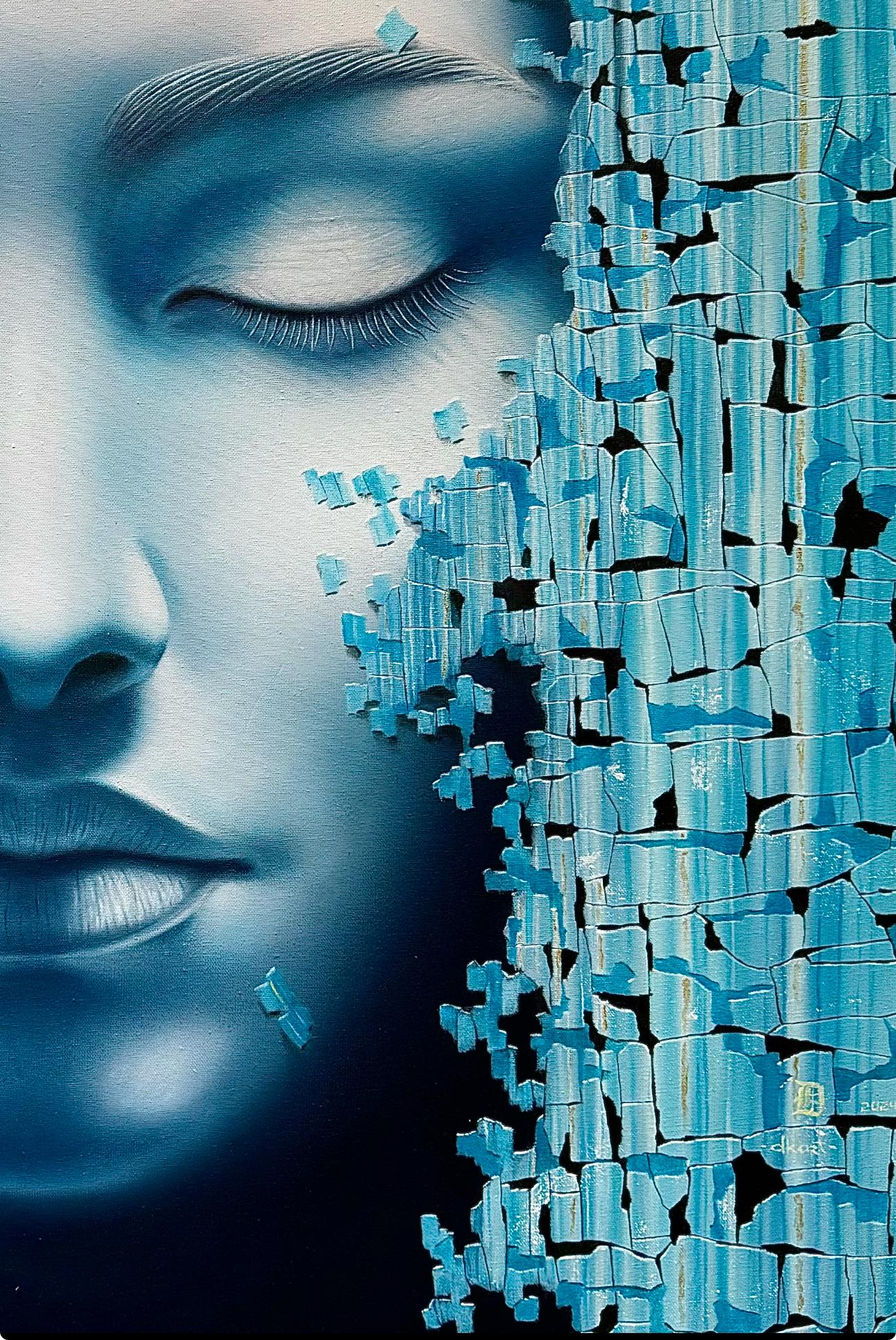 « Mystique n.1 » Portrait à l'huile 28