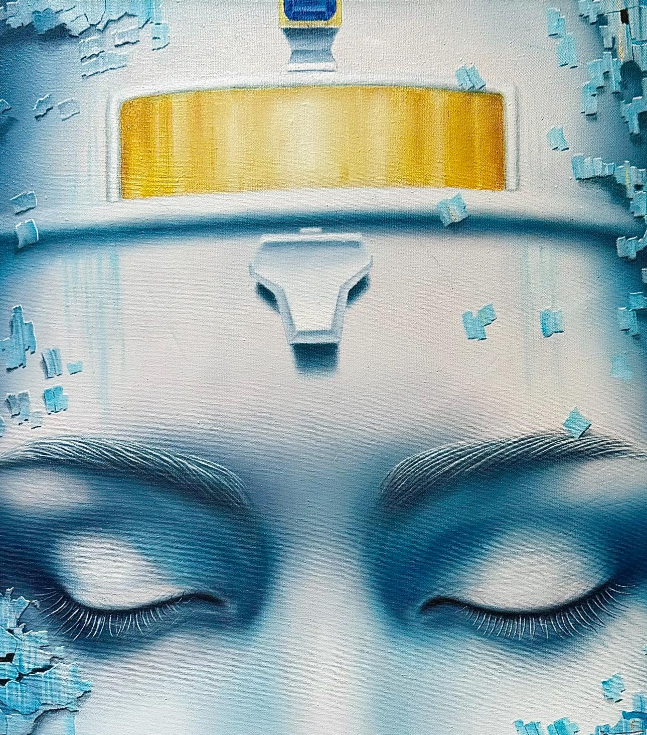 « Mystique n.1 » Portrait à l'huile 28