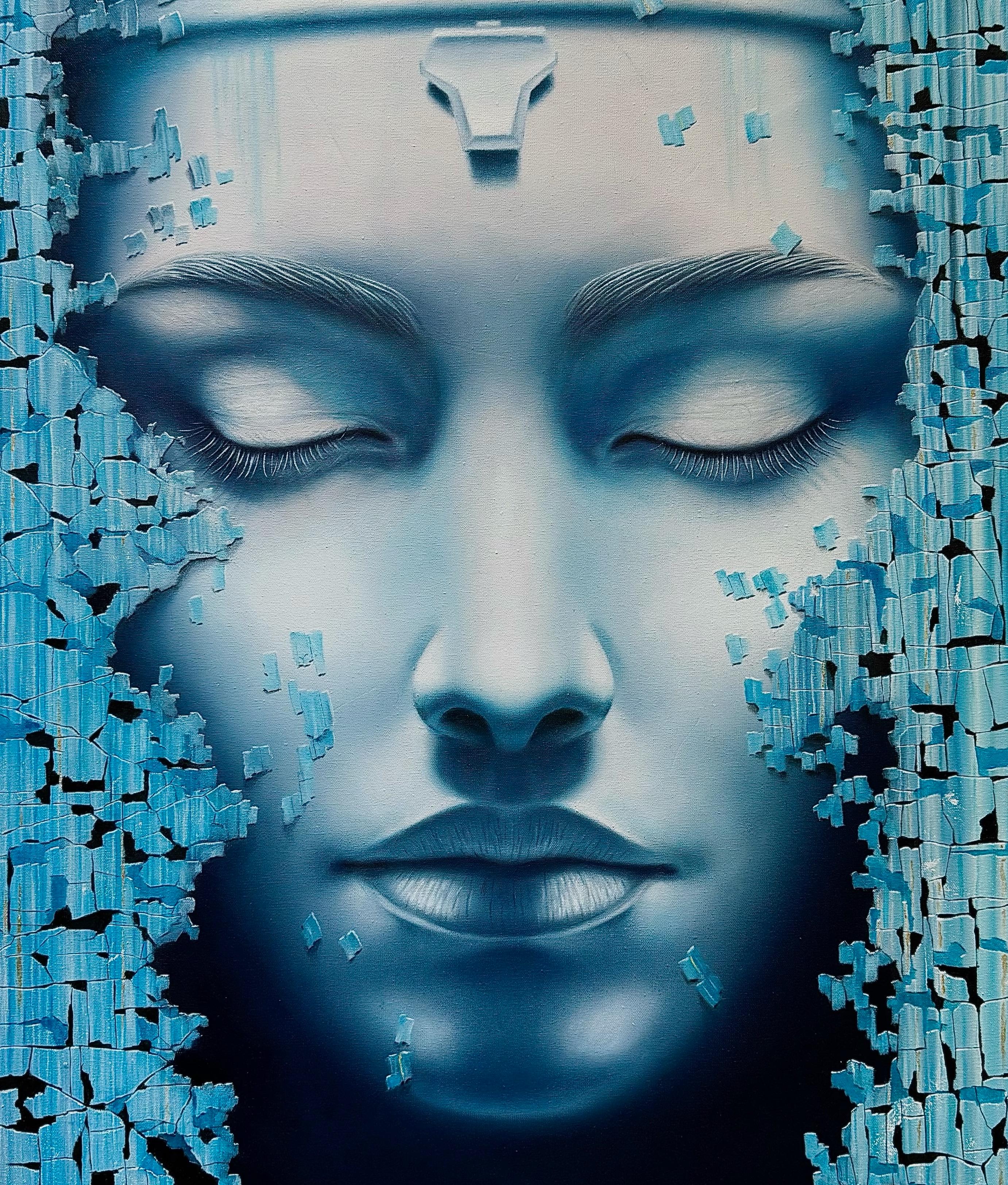 « Mystique n.1 » Portrait à l'huile 28