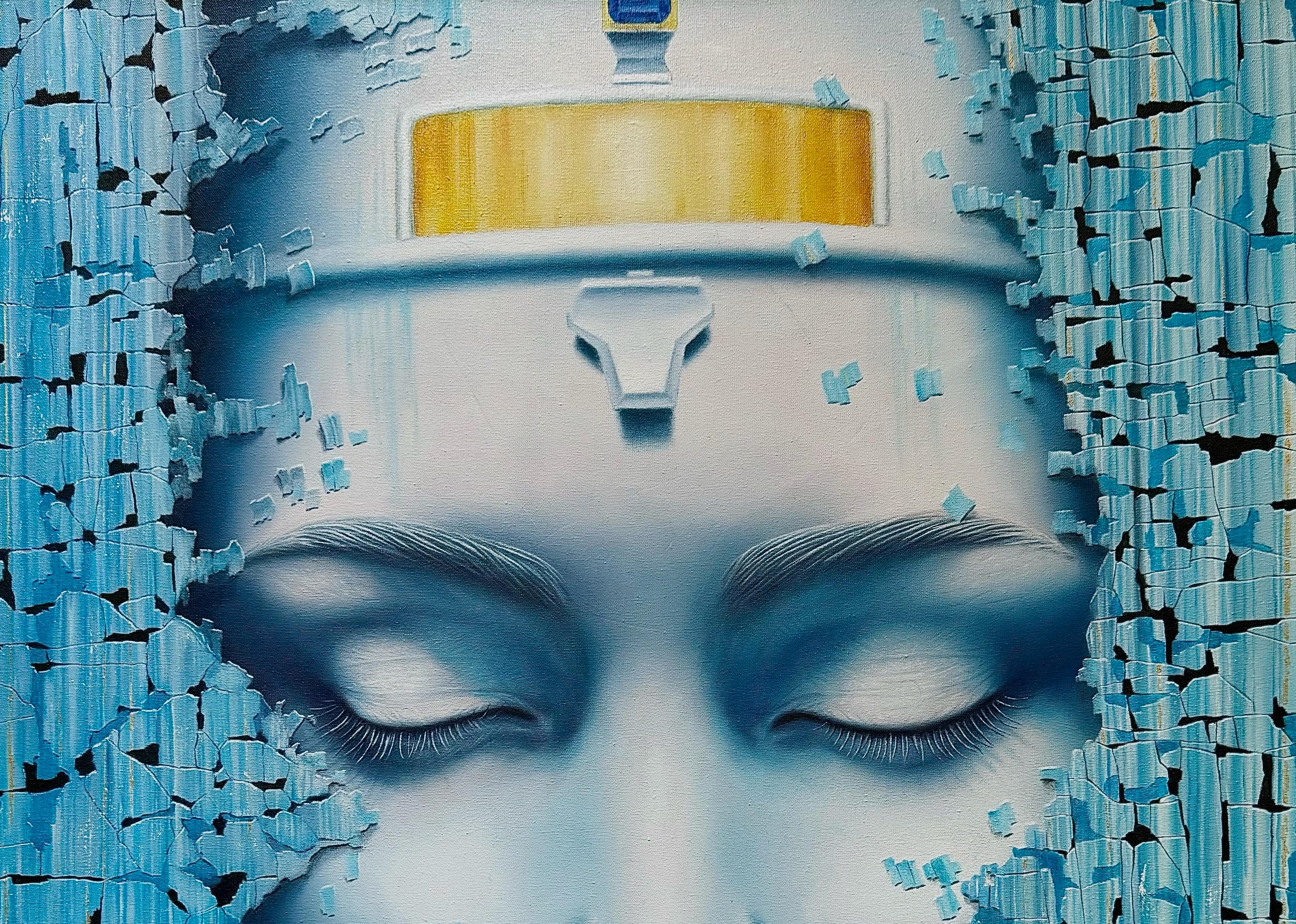 « Mystique n.1 » Portrait à l'huile 28