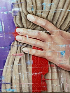 "Patrón" Pintura al óleo 47" x 39" pulgadas por Dmitriy Krestniy