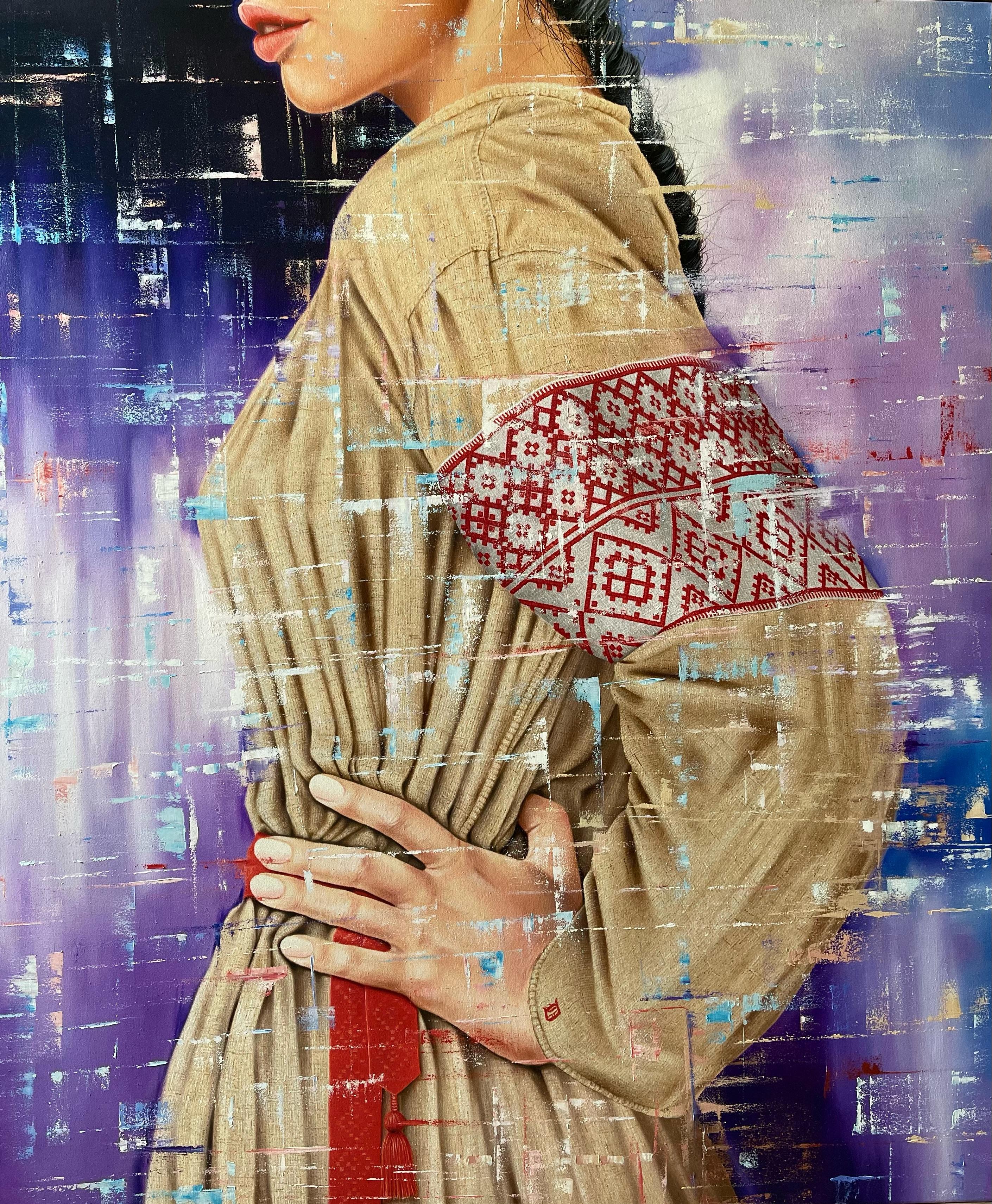 "Pattern" Oil Painting 47" x 39" inch by Dmitriy Krestniy 