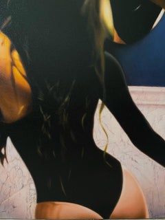 "Small Room" Figurative Oil Painting 47" x 39" inch by Dmitriy Krestniy