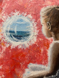 "Waiting for Birth" Oil Painting 20" x 16" inch by Dmitriy Krestniy